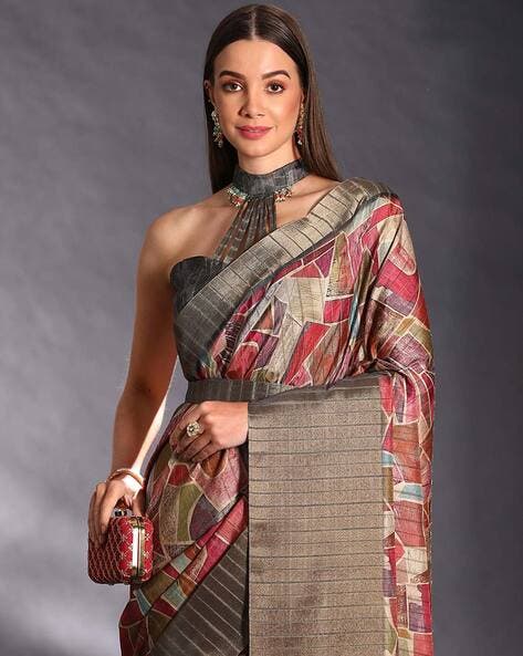 Multicolour Pure Handi Silk Handloom Saree Row Silk Saree Anant Tex Exports Pvt.Ltd..
