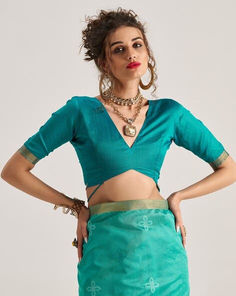 Green Pure Soft Art Silk Handloom Bandhej Print Saree