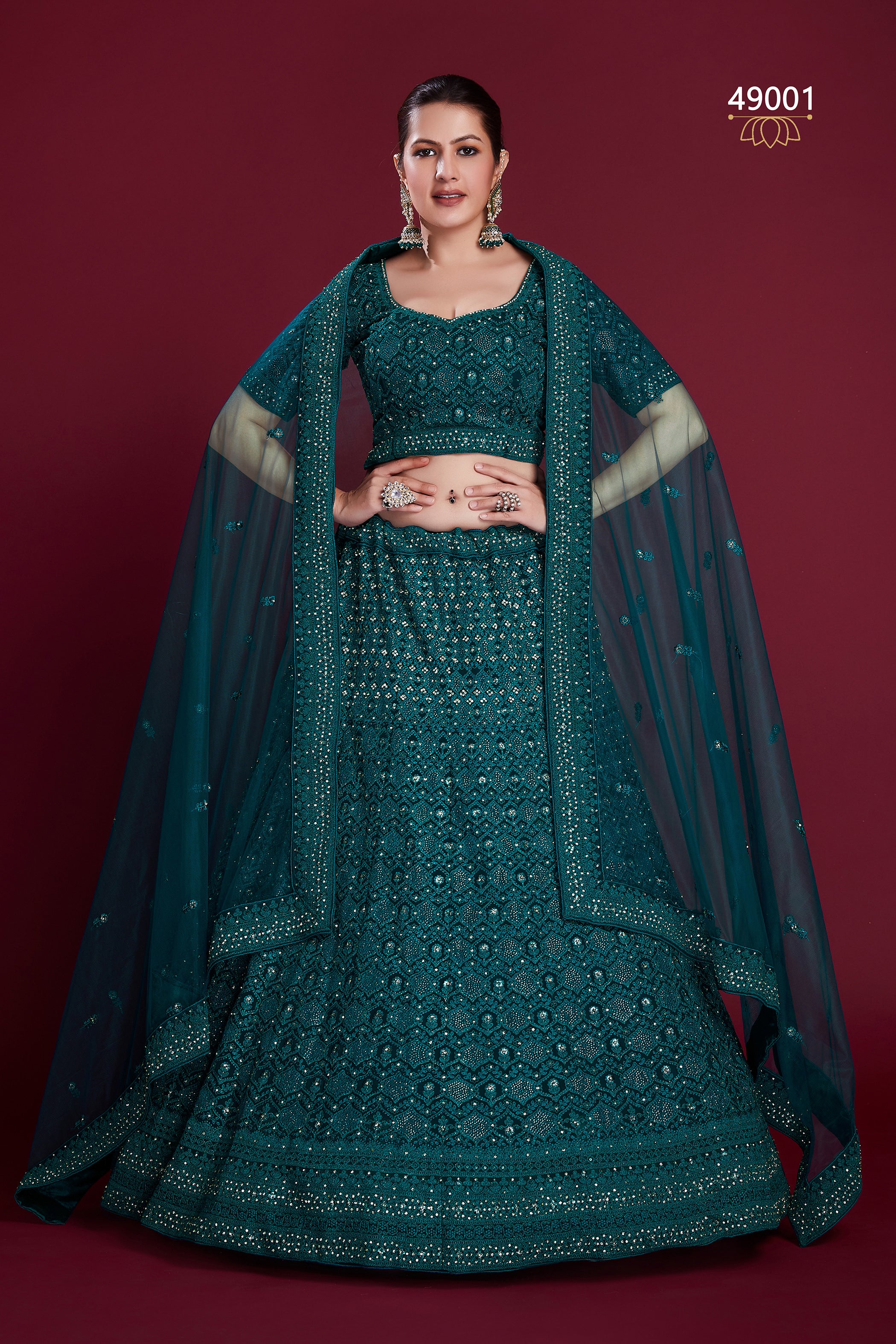 Poshak Vol 6 Designer Occasion Wear Lehenga D.No 49001