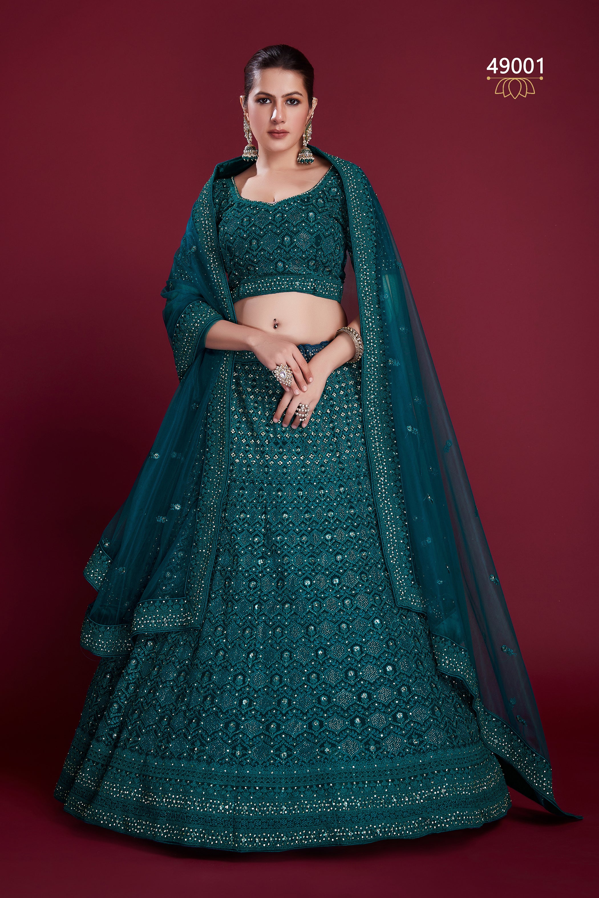 Poshak Vol 6 Designer Occasion Wear Lehenga D.No 49001
