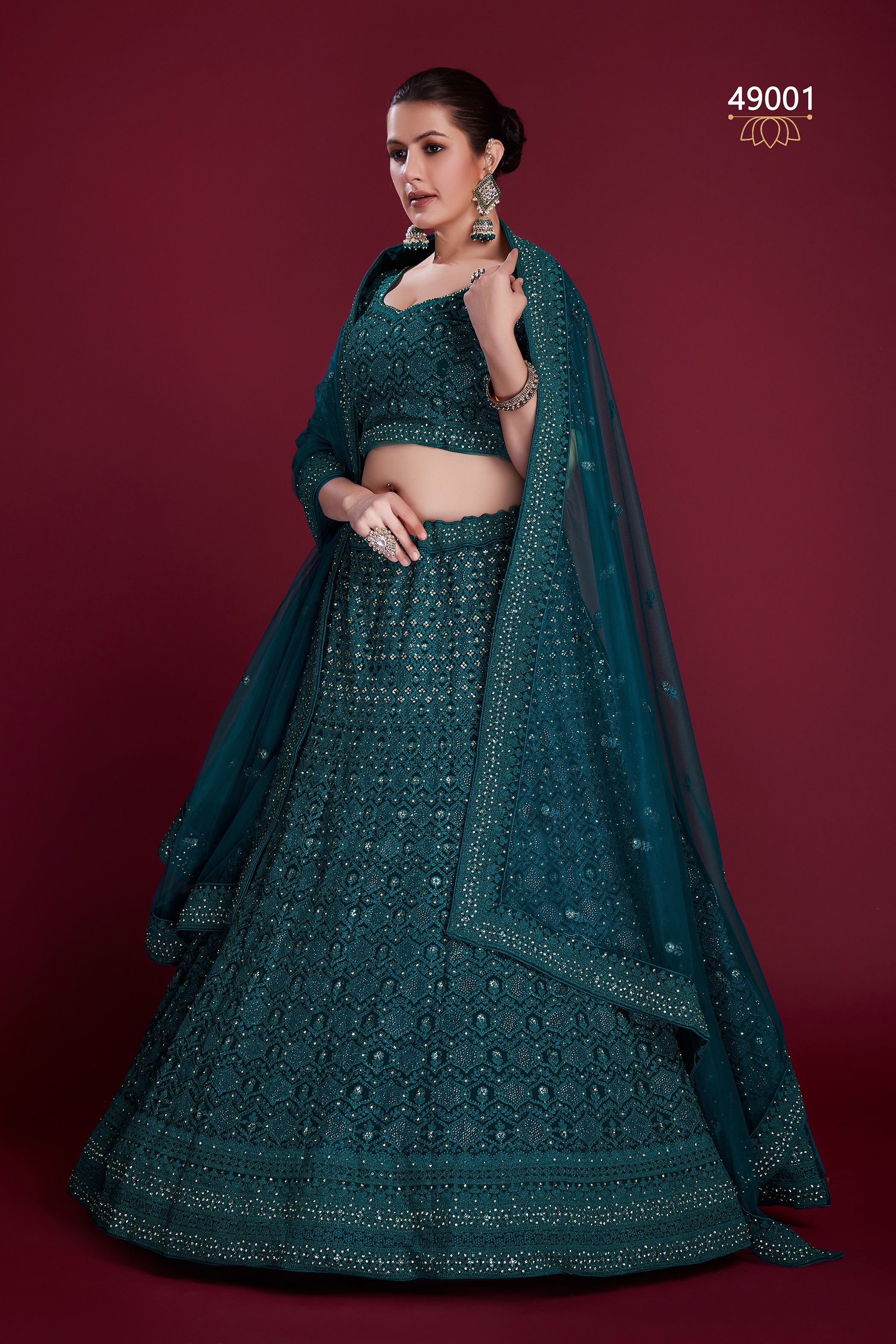 Poshak Vol 6 Designer Occasion Wear Lehenga D.No 49001