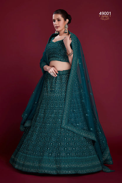 Poshak Vol 6 Designer Occasion Wear Lehenga D.No 49001 - Anant Exports