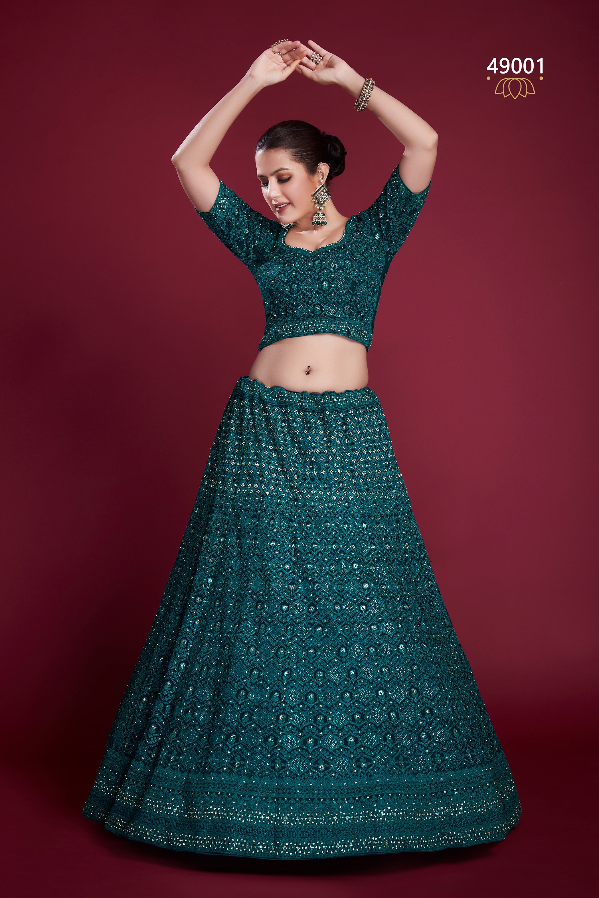 Poshak Vol 6 Designer Occasion Wear Lehenga D.No 49001