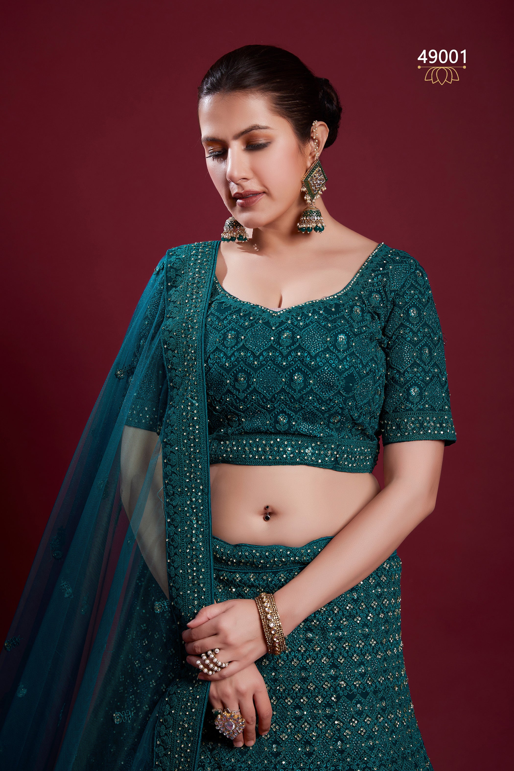 Poshak Vol 6 Designer Occasion Wear Lehenga D.No 49001