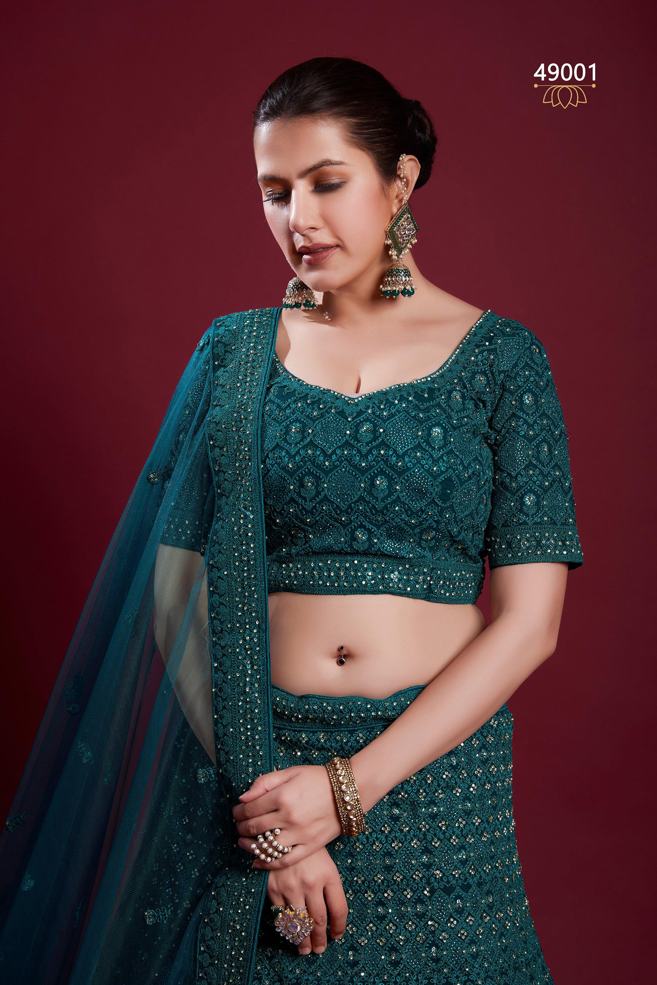 Poshak Vol 6 Designer Occasion Wear Lehenga D.No 49001 - Anant Exports