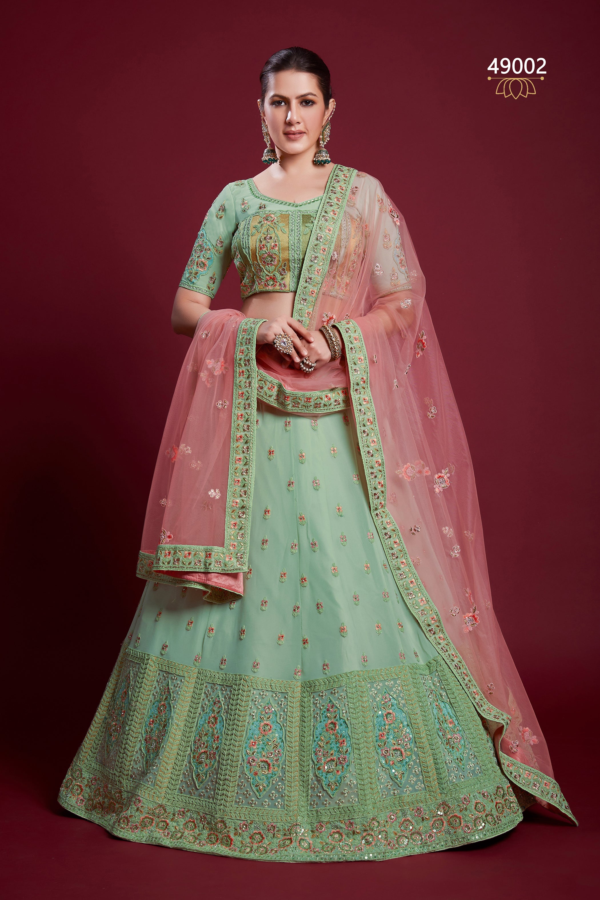 Poshak Vol 6 Designer Occasion Wear Lehenga D.No 49002