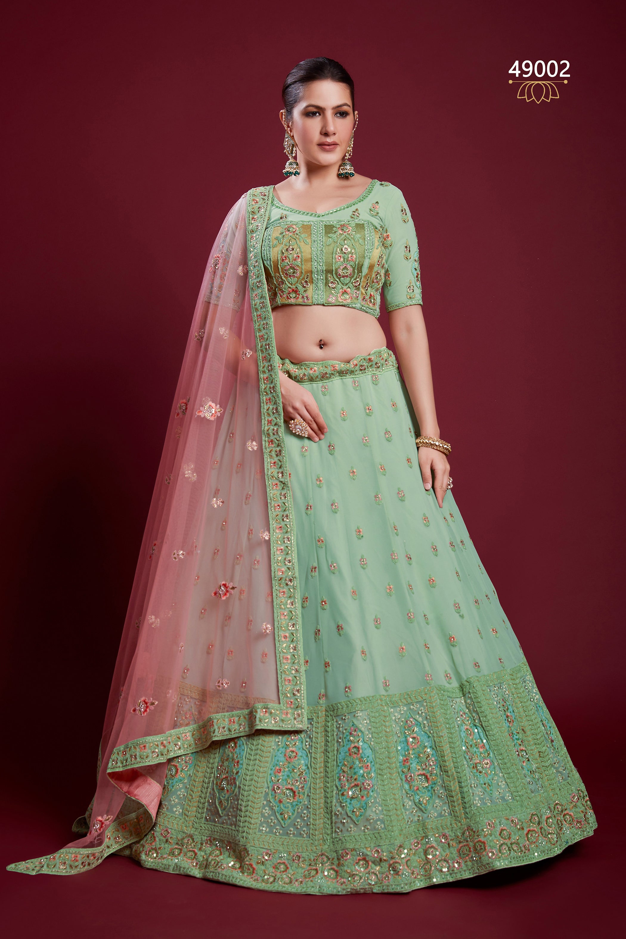 Poshak Vol 6 Designer Occasion Wear Lehenga D.No 49002