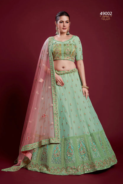 Poshak Vol 6 Designer Occasion Wear Lehenga D.No 49002 - Anant Exports