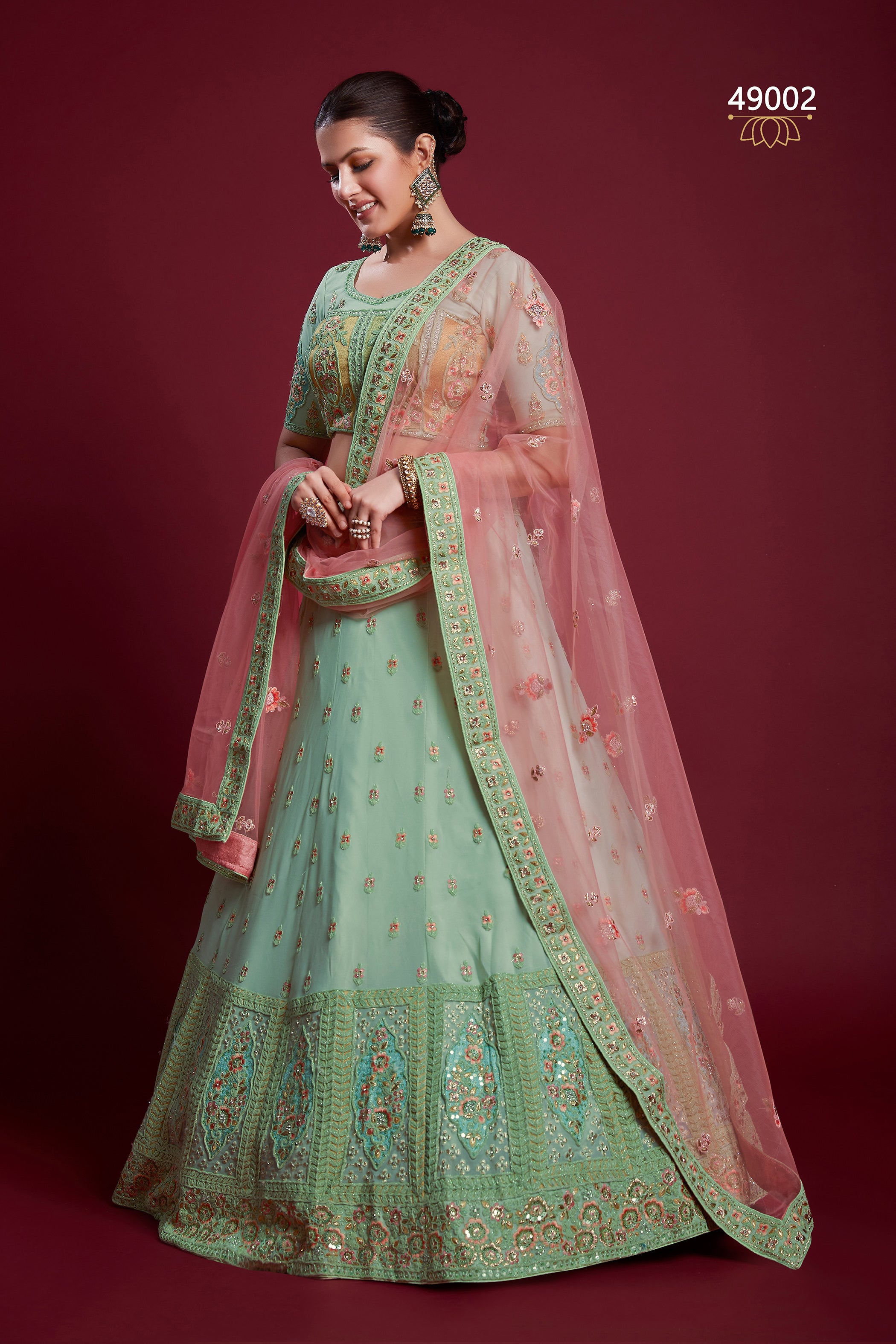 Poshak Vol 6 Designer Occasion Wear Lehenga D.No 49002