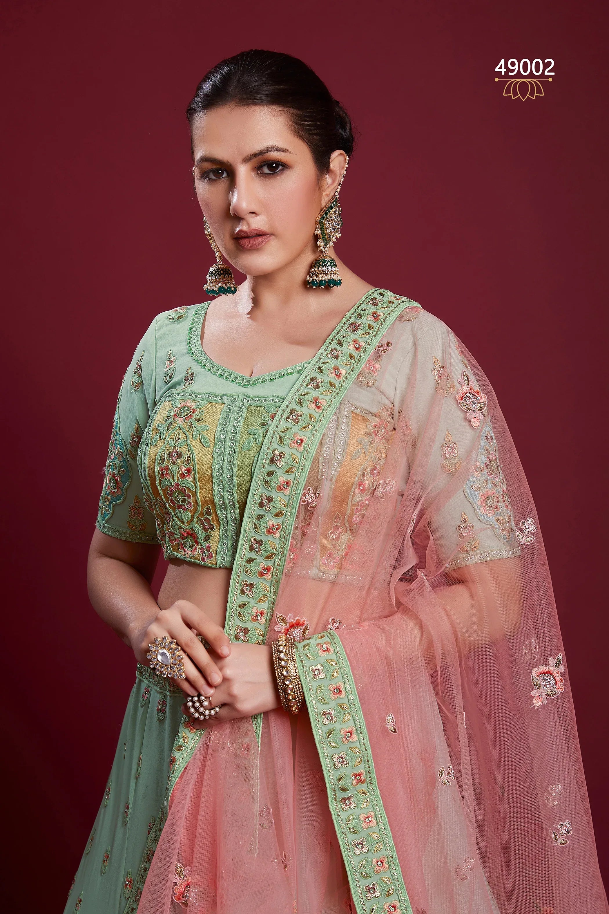 Poshak Vol 6 Designer Occasion Wear Lehenga D.No 49002 - Anant Exports