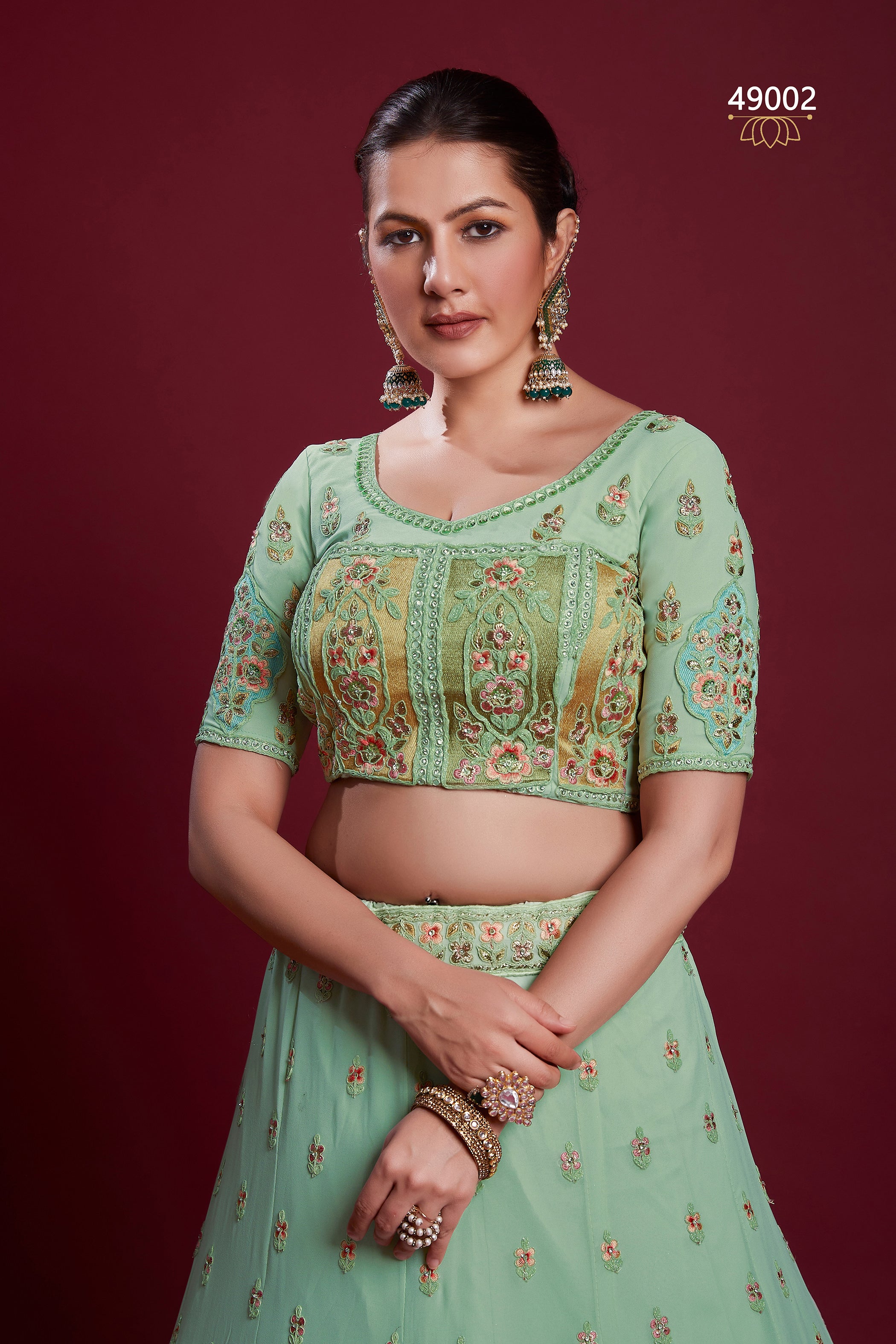 Poshak Vol 6 Designer Occasion Wear Lehenga D.No 49002