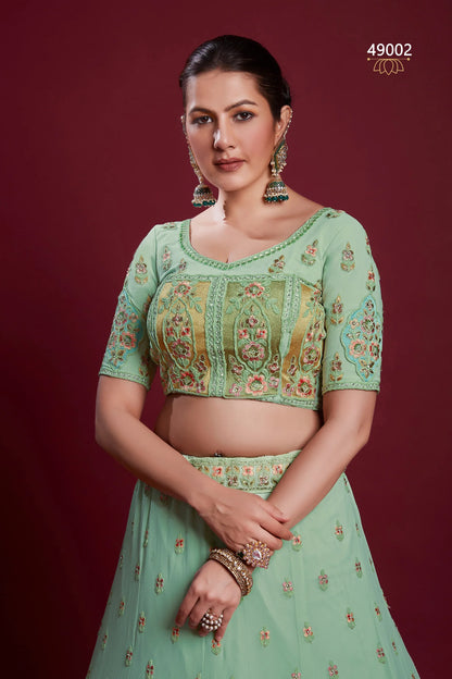 Poshak Vol 6 Designer Occasion Wear Lehenga D.No 49002 - Anant Exports