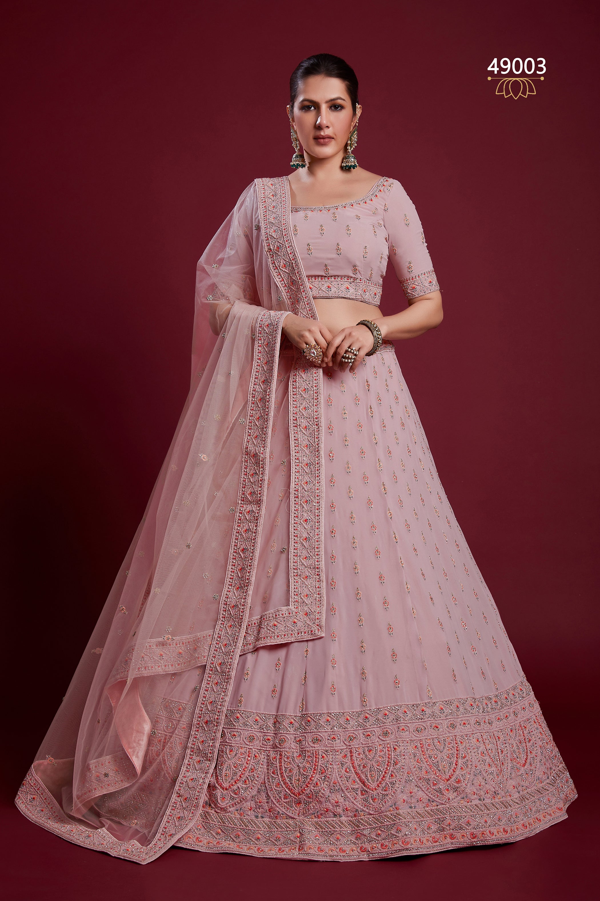 Poshak Vol 6 Designer Occasion Wear Lehenga D.No 49003