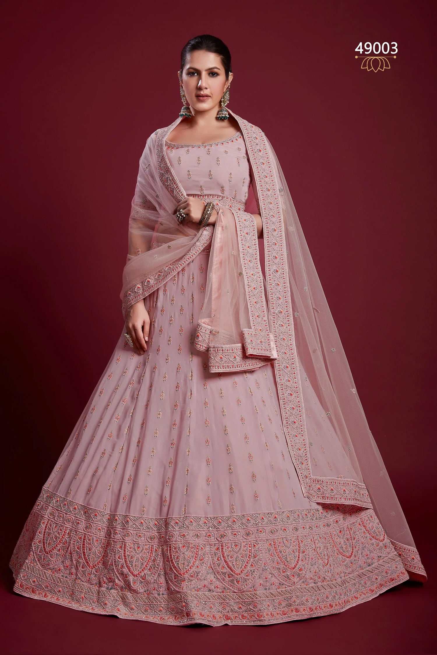 Poshak Vol 6 Designer Occasion Wear Lehenga D.No 49003 - Anant Exports