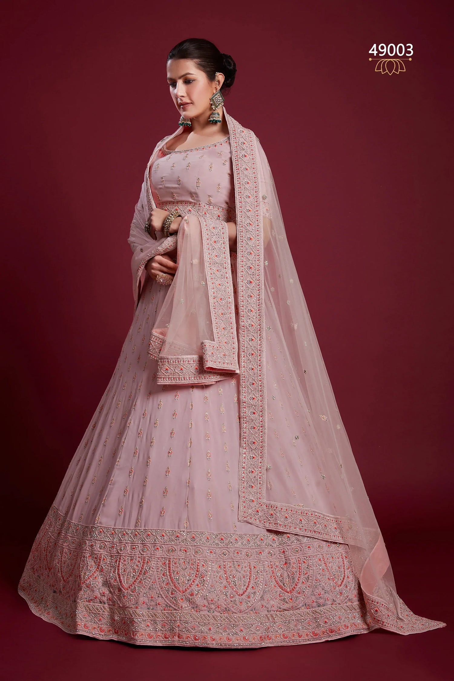 Poshak Vol 6 Designer Occasion Wear Lehenga D.No 49003 - Anant Exports