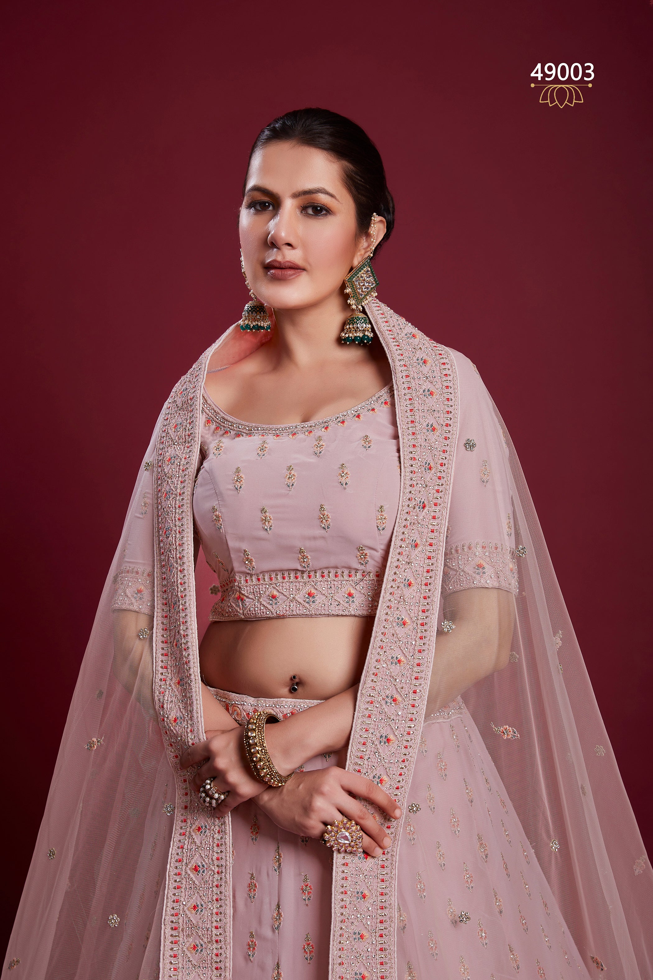 Poshak Vol 6 Designer Occasion Wear Lehenga D.No 49003