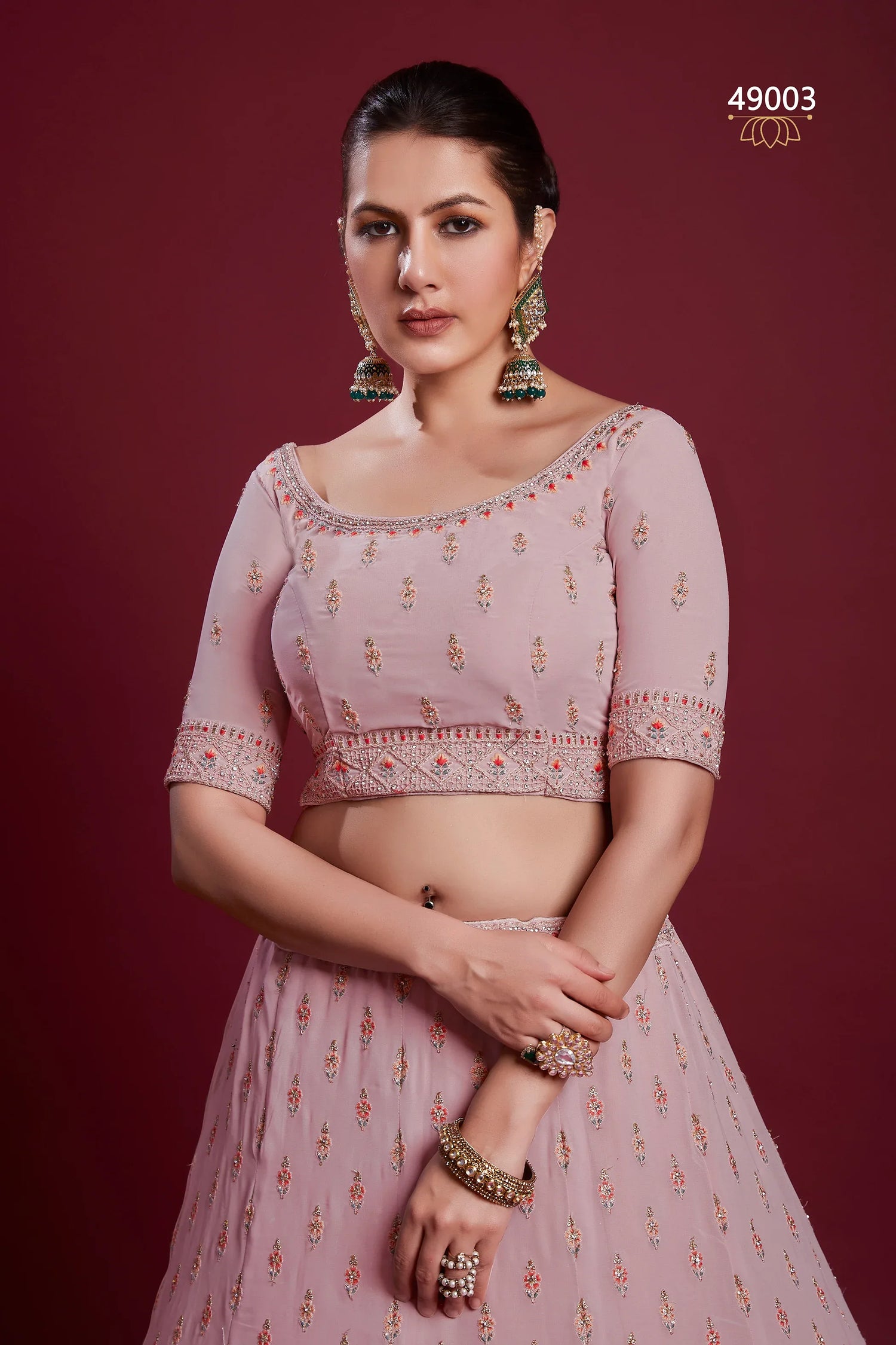 Poshak Vol 6 Designer Occasion Wear Lehenga D.No 49003 - Anant Exports