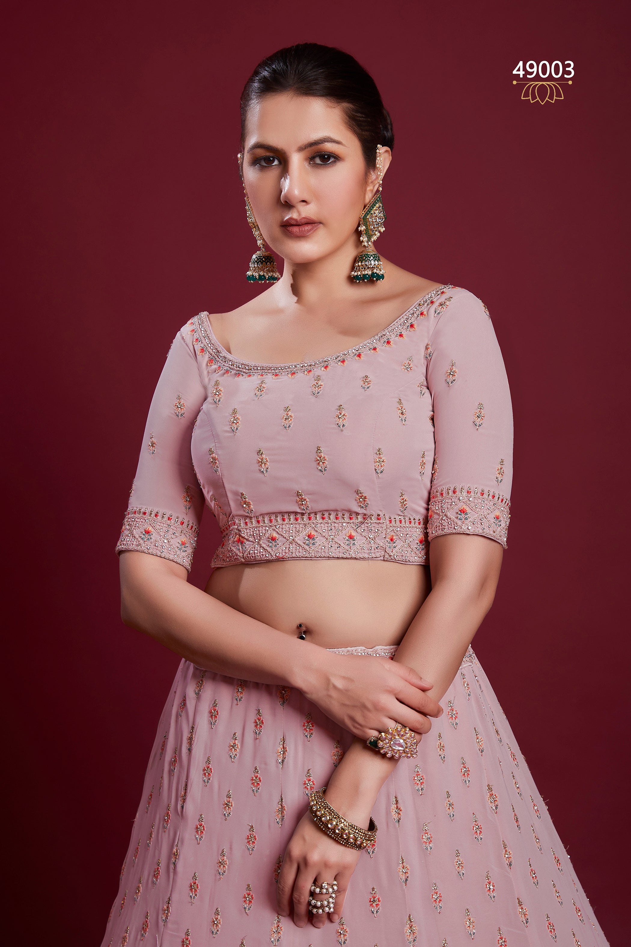 Poshak Vol 6 Designer Occasion Wear Lehenga D.No 49003