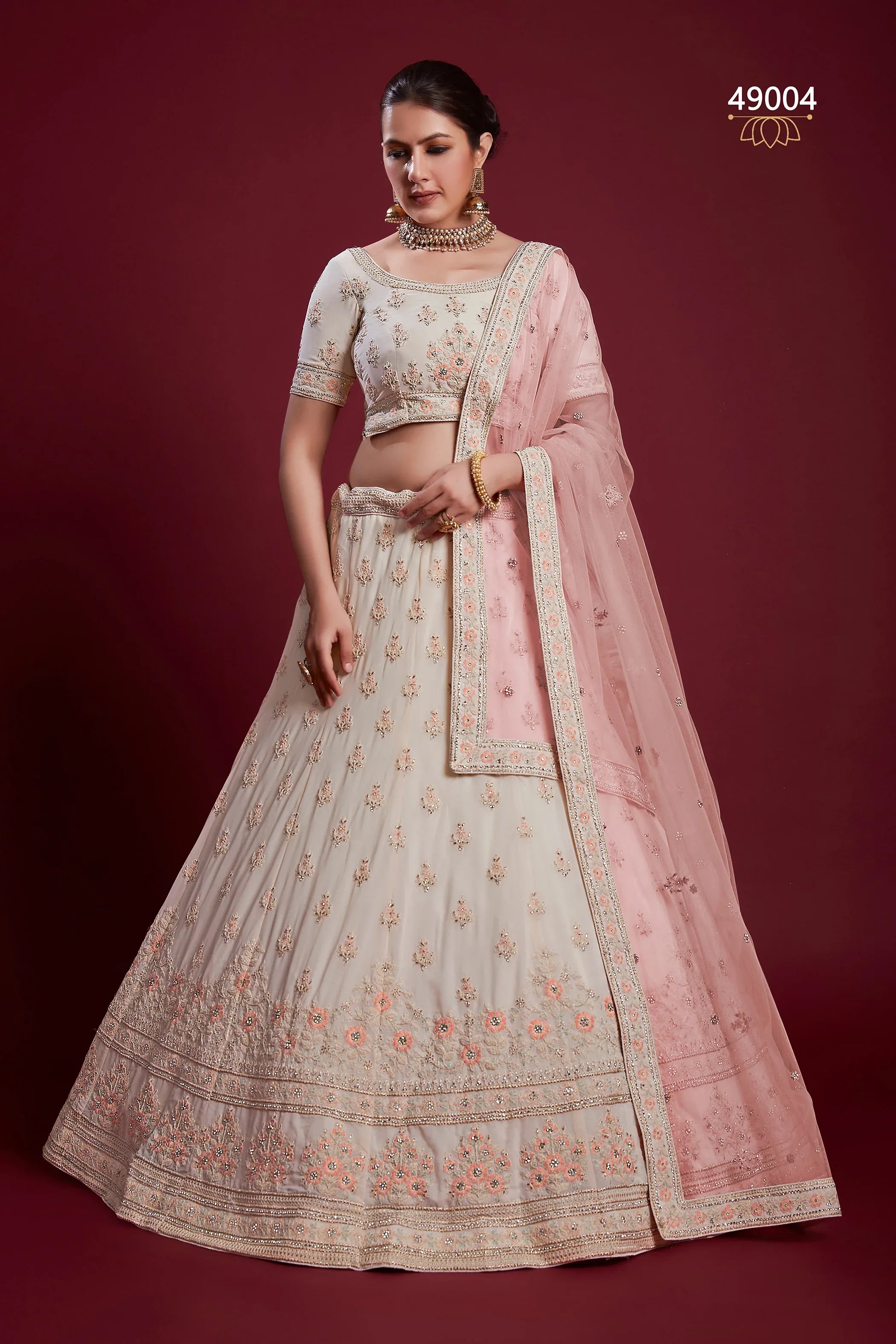 Poshak Vol 6 Designer Occasion Wear Lehenga D.No 49004 - Anant Exports