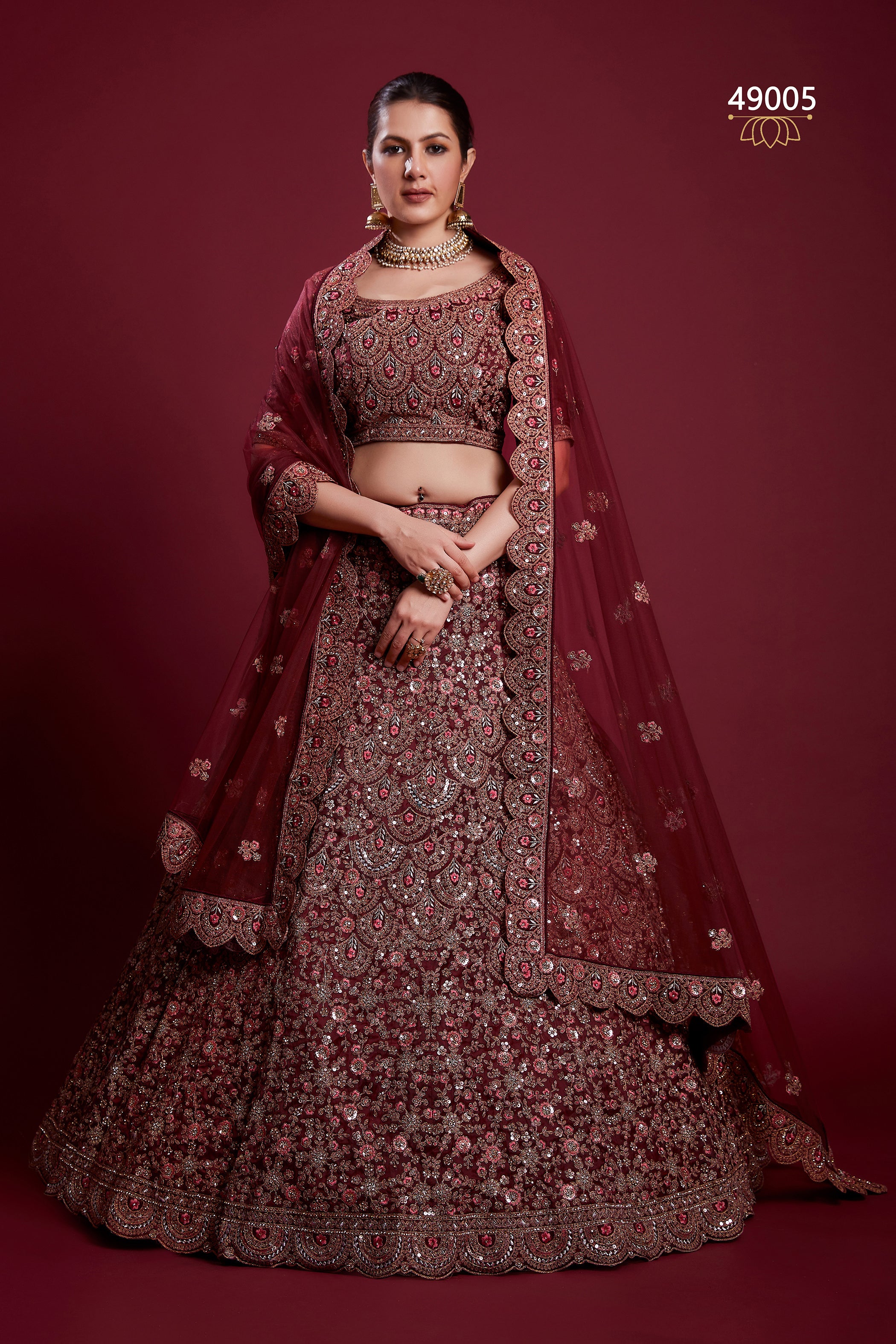 Poshak Vol 6 Designer Occasion Wear Lehenga D.No 49005