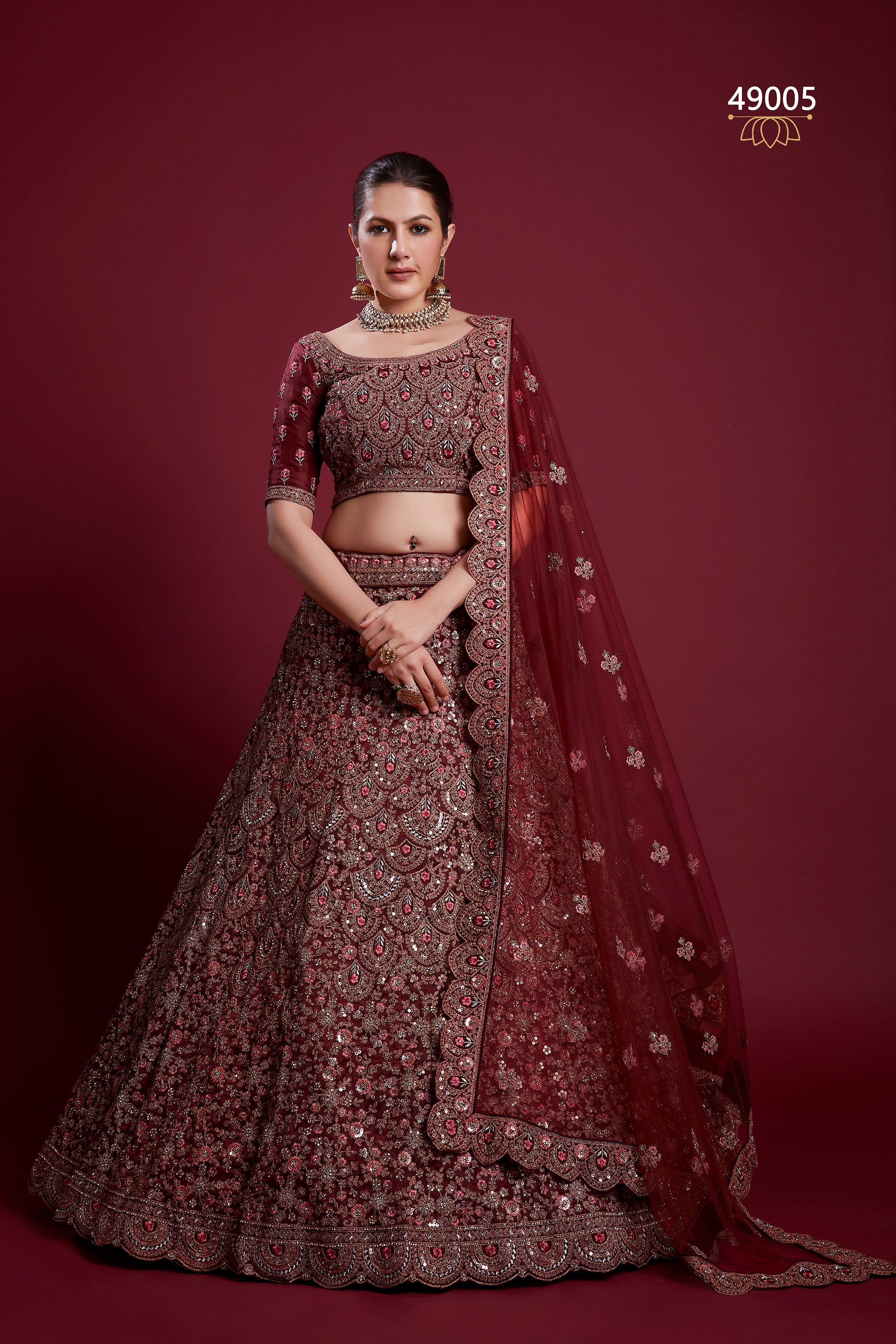 Poshak Vol 6 Designer Occasion Wear Lehenga D.No 49005