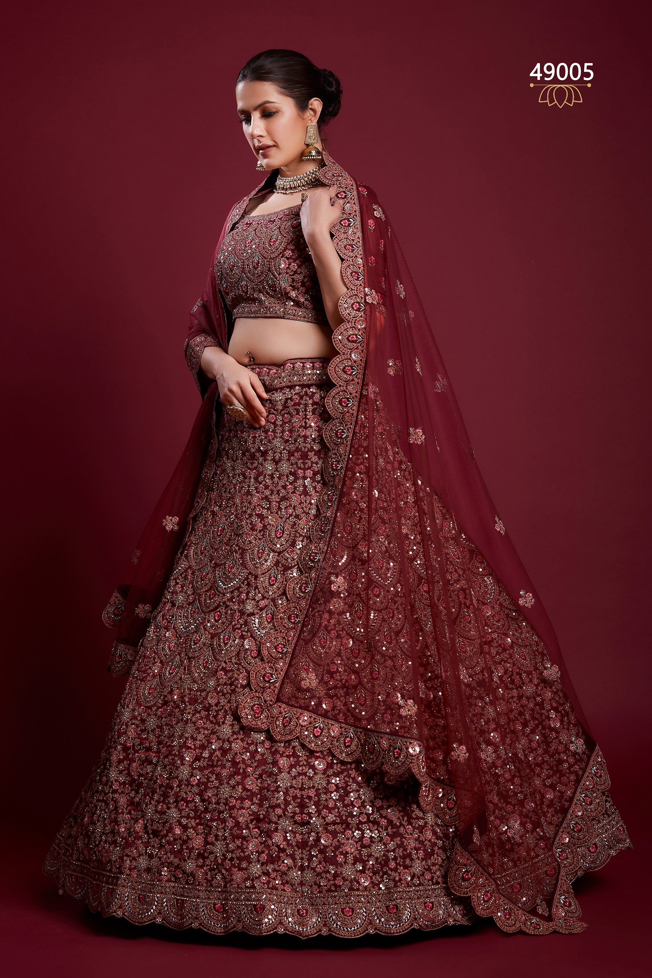 Poshak Vol 6 Designer Occasion Wear Lehenga D.No 49005