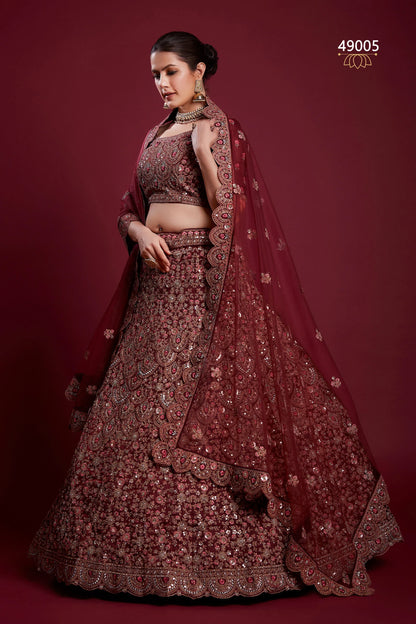 Poshak Vol 6 Designer Occasion Wear Lehenga D.No 49005 - Anant Exports