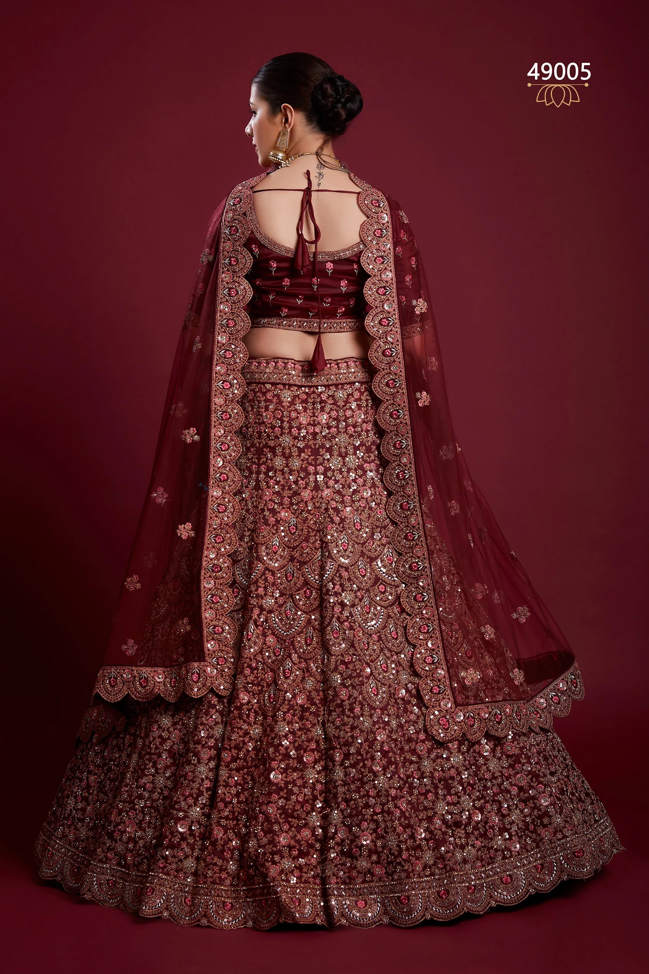 Poshak Vol 6 Designer Occasion Wear Lehenga D.No 49005 - Anant Exports