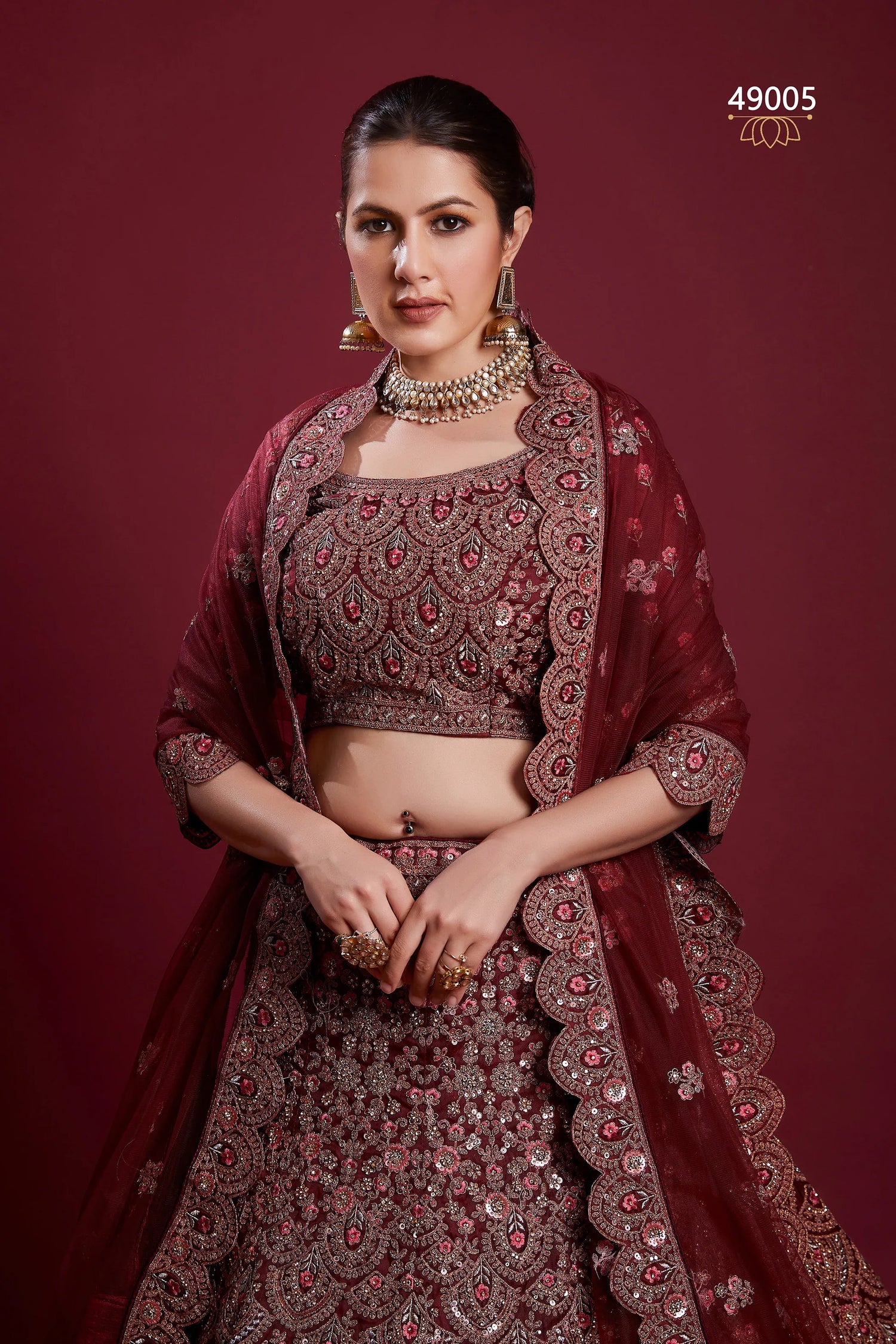 Poshak Vol 6 Designer Occasion Wear Lehenga D.No 49005 - Anant Exports