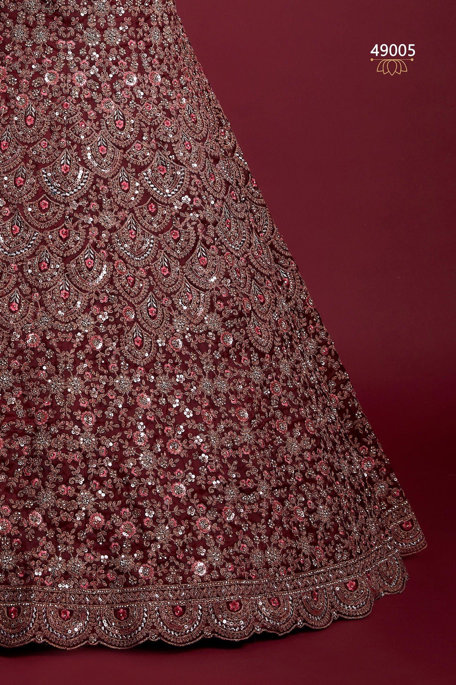 Poshak Vol 6 Designer Occasion Wear Lehenga D.No 49005 - Anant Exports