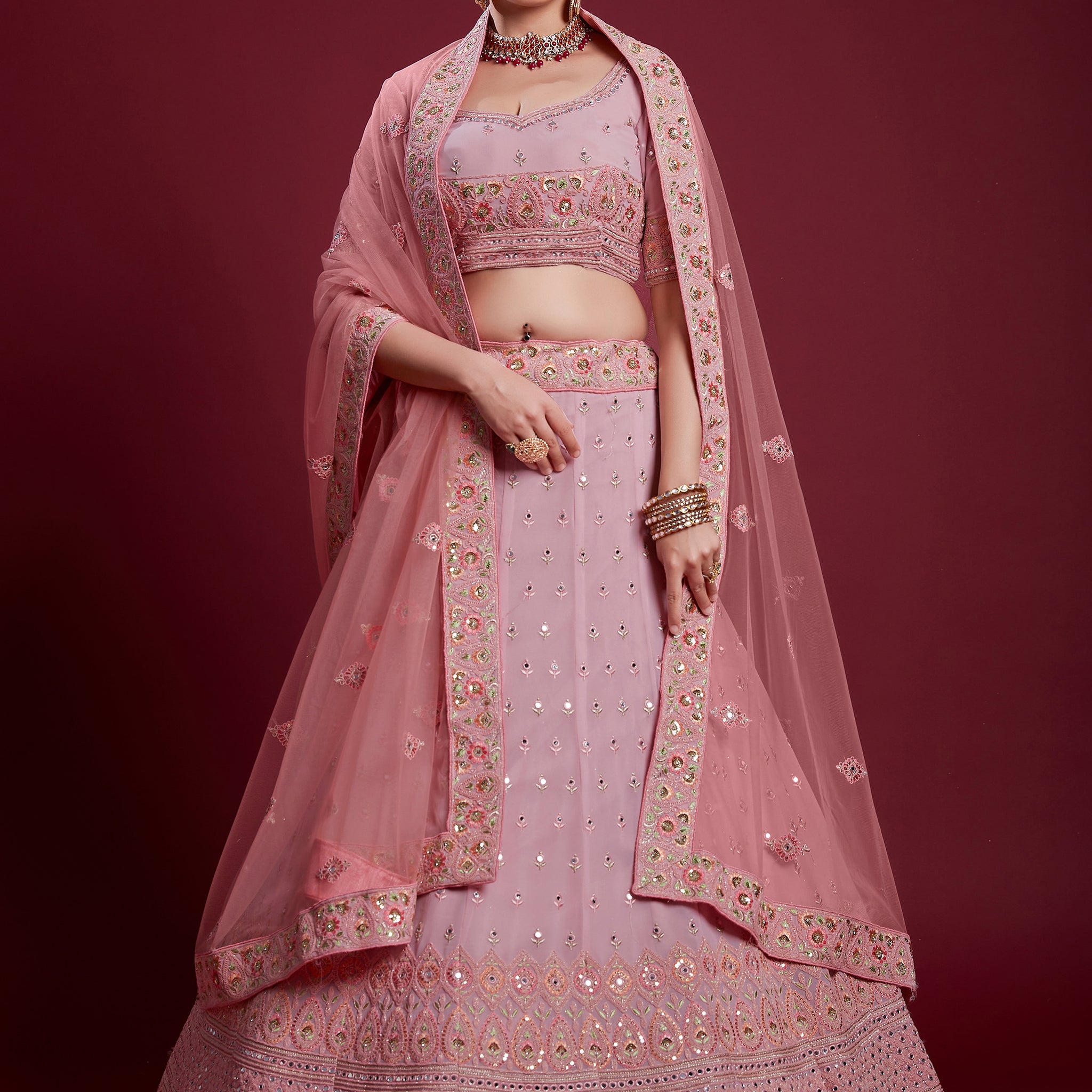 Poshak Vol 6 Designer Occasion Wear Lehenga D.No 49006
