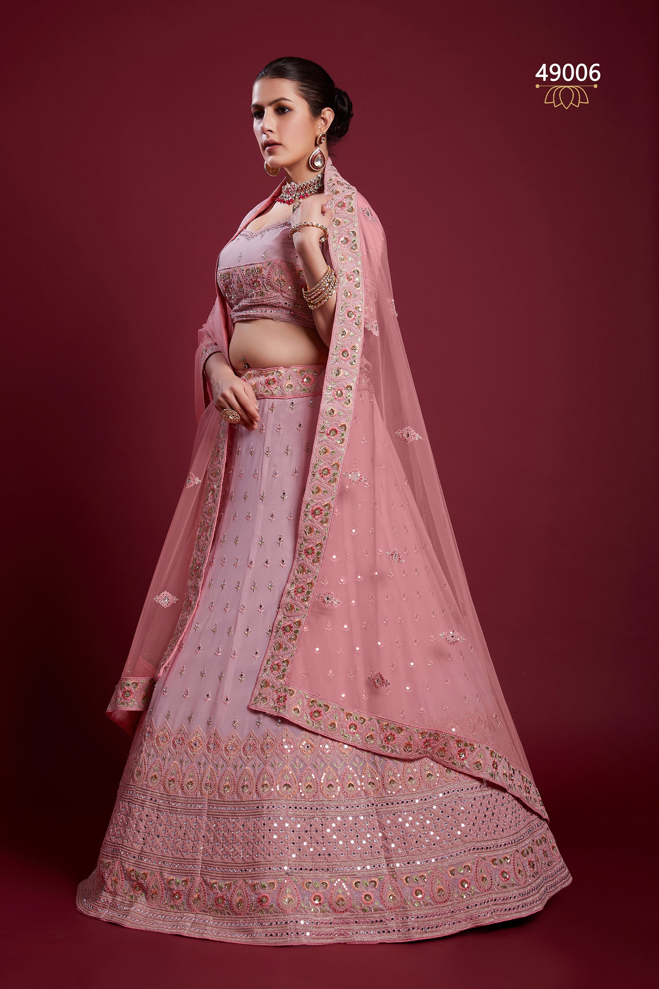 Poshak Vol 6 Designer Occasion Wear Lehenga D.No 49006