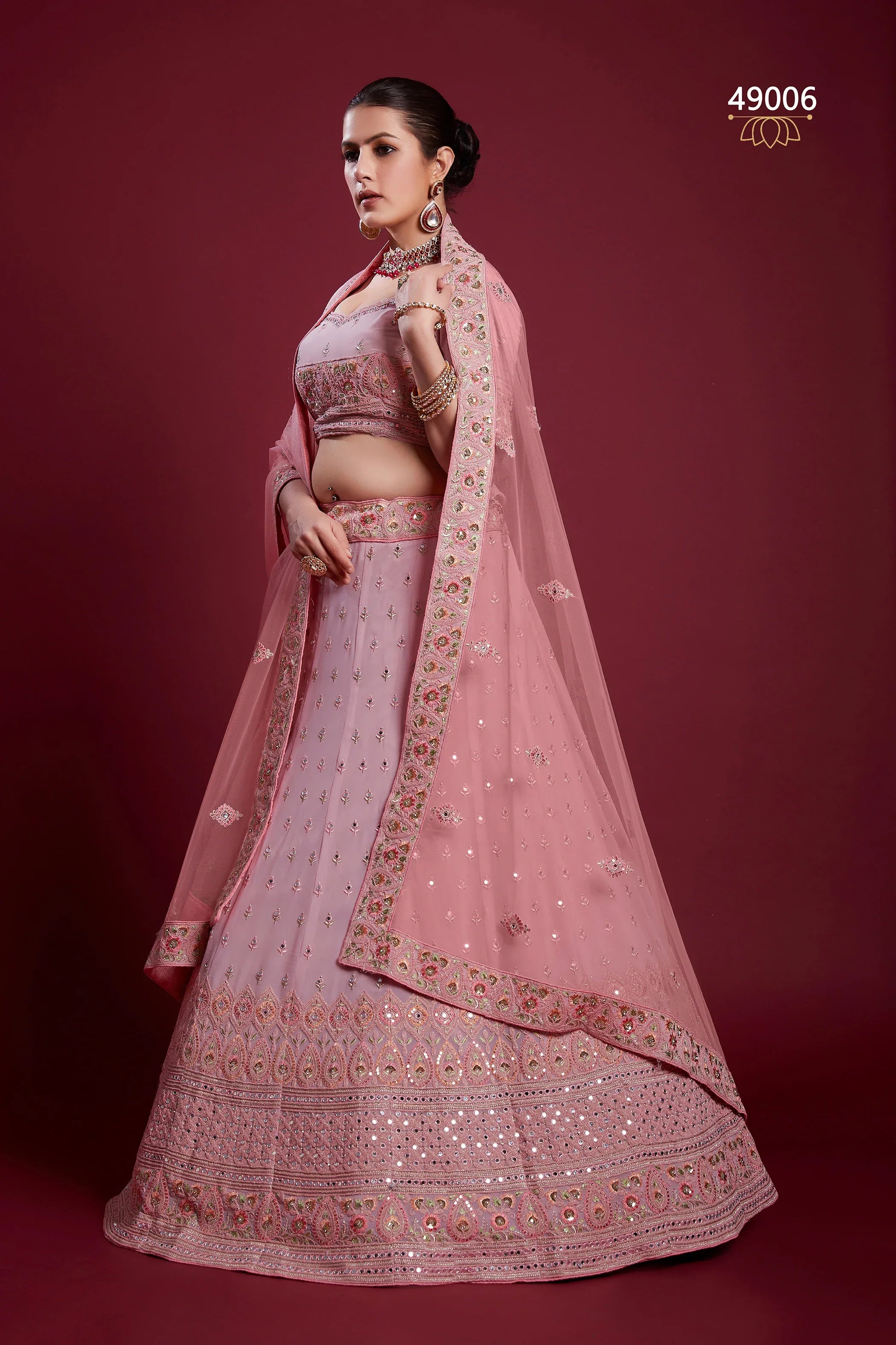 Poshak Vol 6 Designer Occasion Wear Lehenga D.No 49006 - Anant Exports