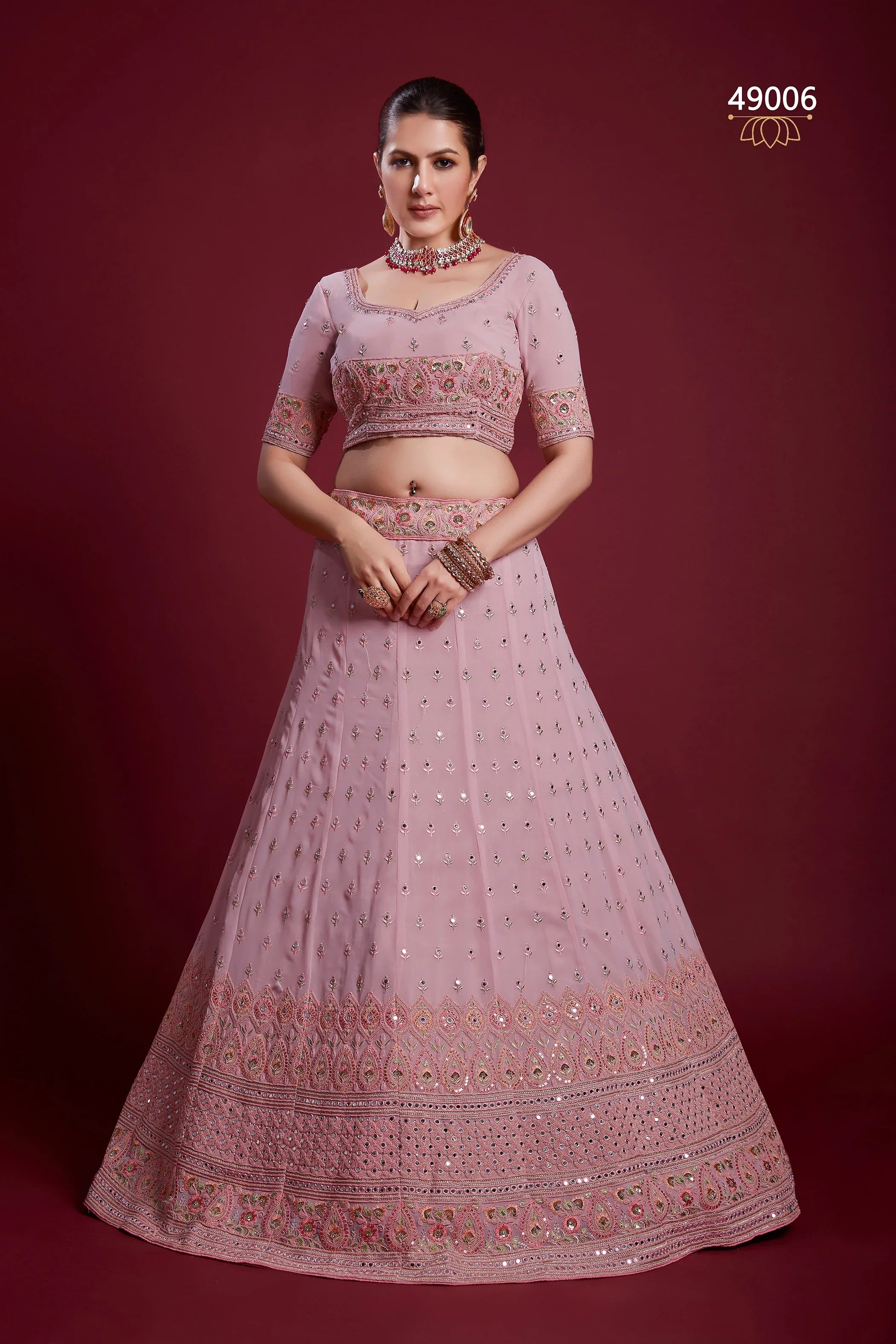 Poshak Vol 6 Designer Occasion Wear Lehenga D.No 49006 - Anant Exports