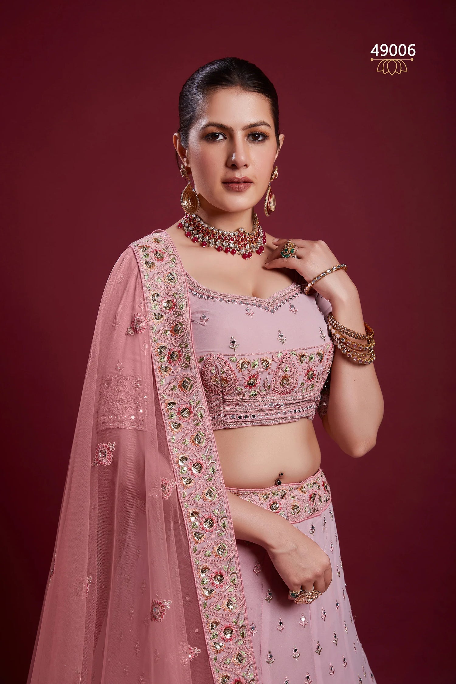 Poshak Vol 6 Designer Occasion Wear Lehenga D.No 49006 - Anant Exports