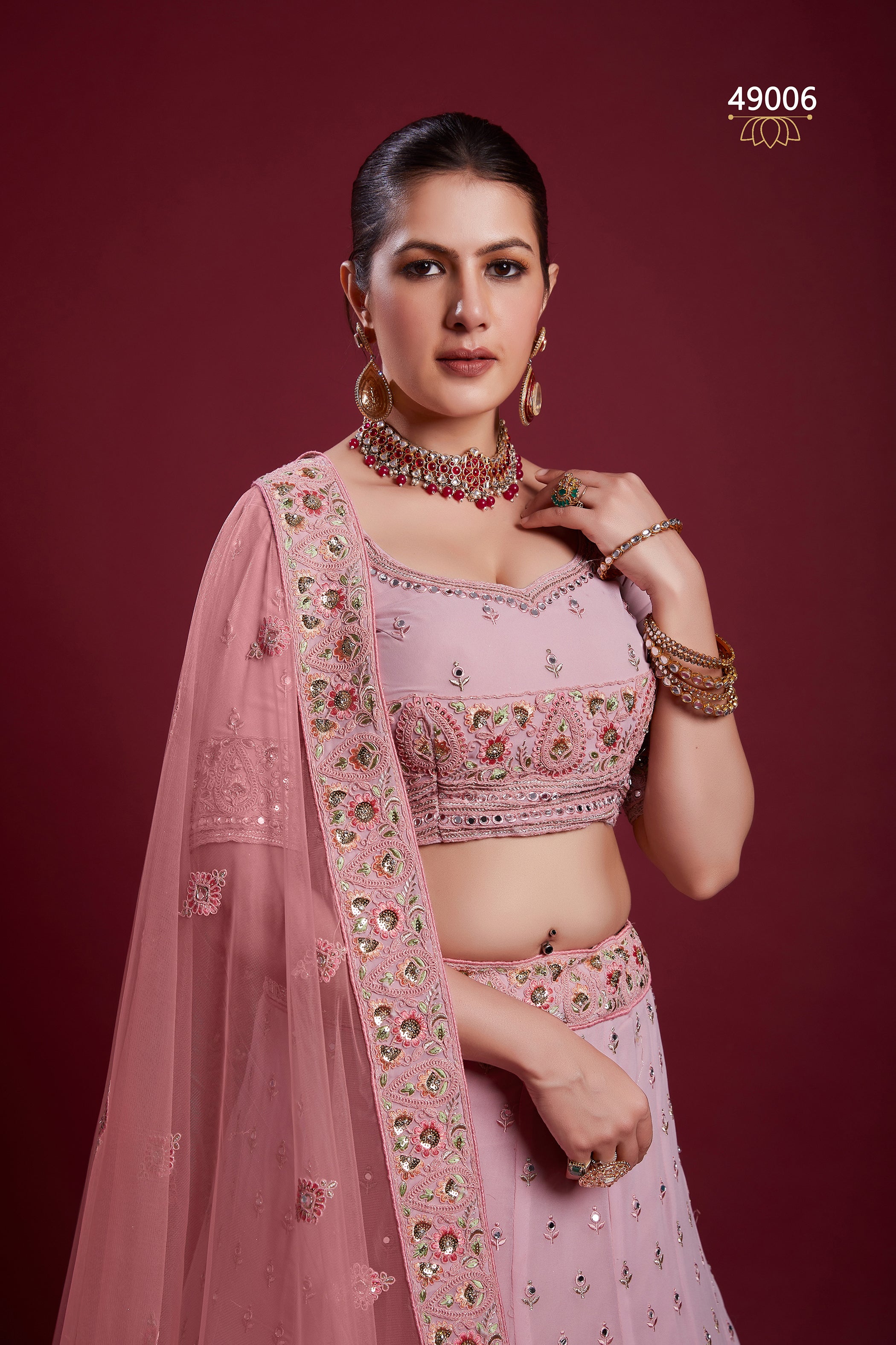 Poshak Vol 6 Designer Occasion Wear Lehenga D.No 49006