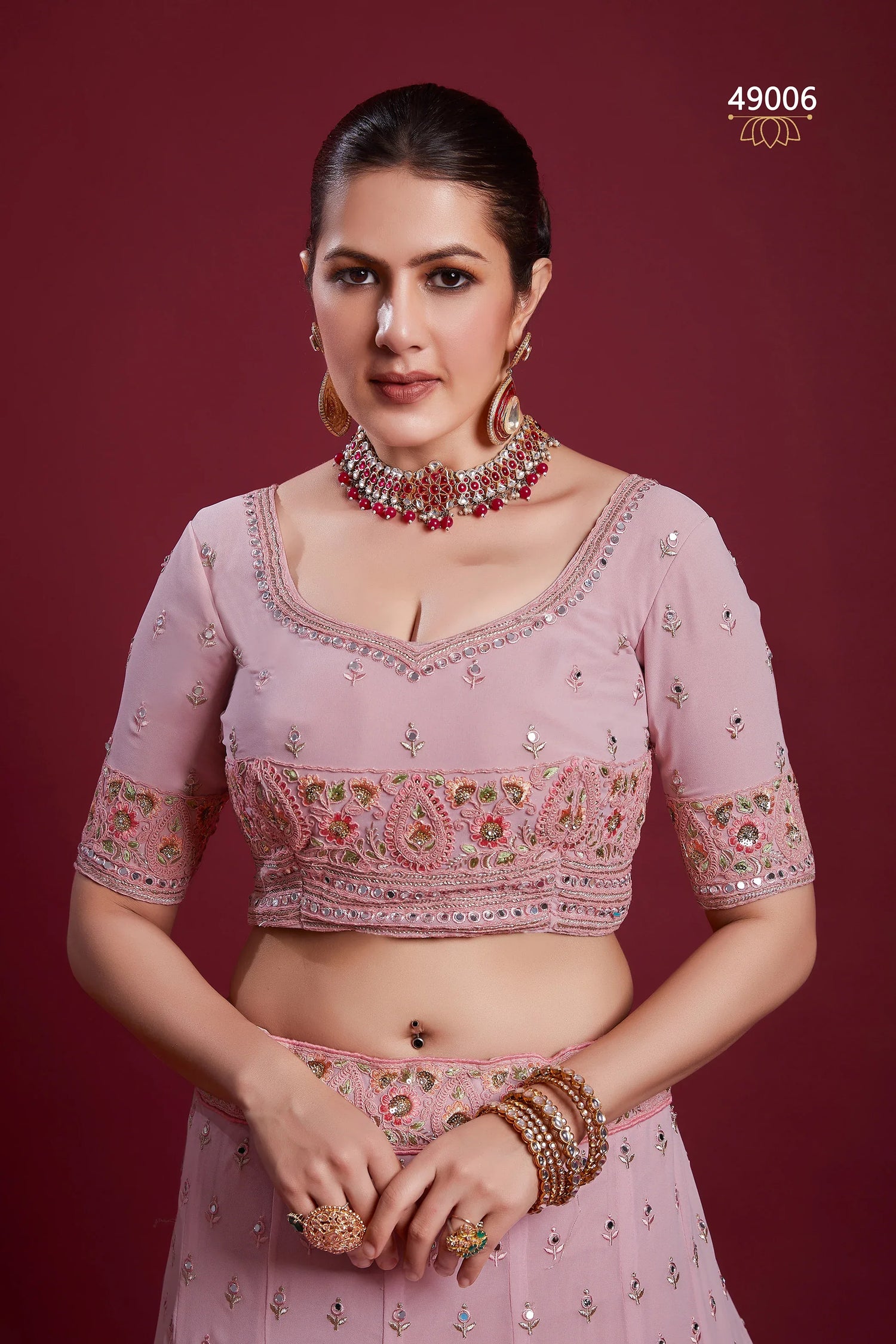 Poshak Vol 6 Designer Occasion Wear Lehenga D.No 49006 - Anant Exports