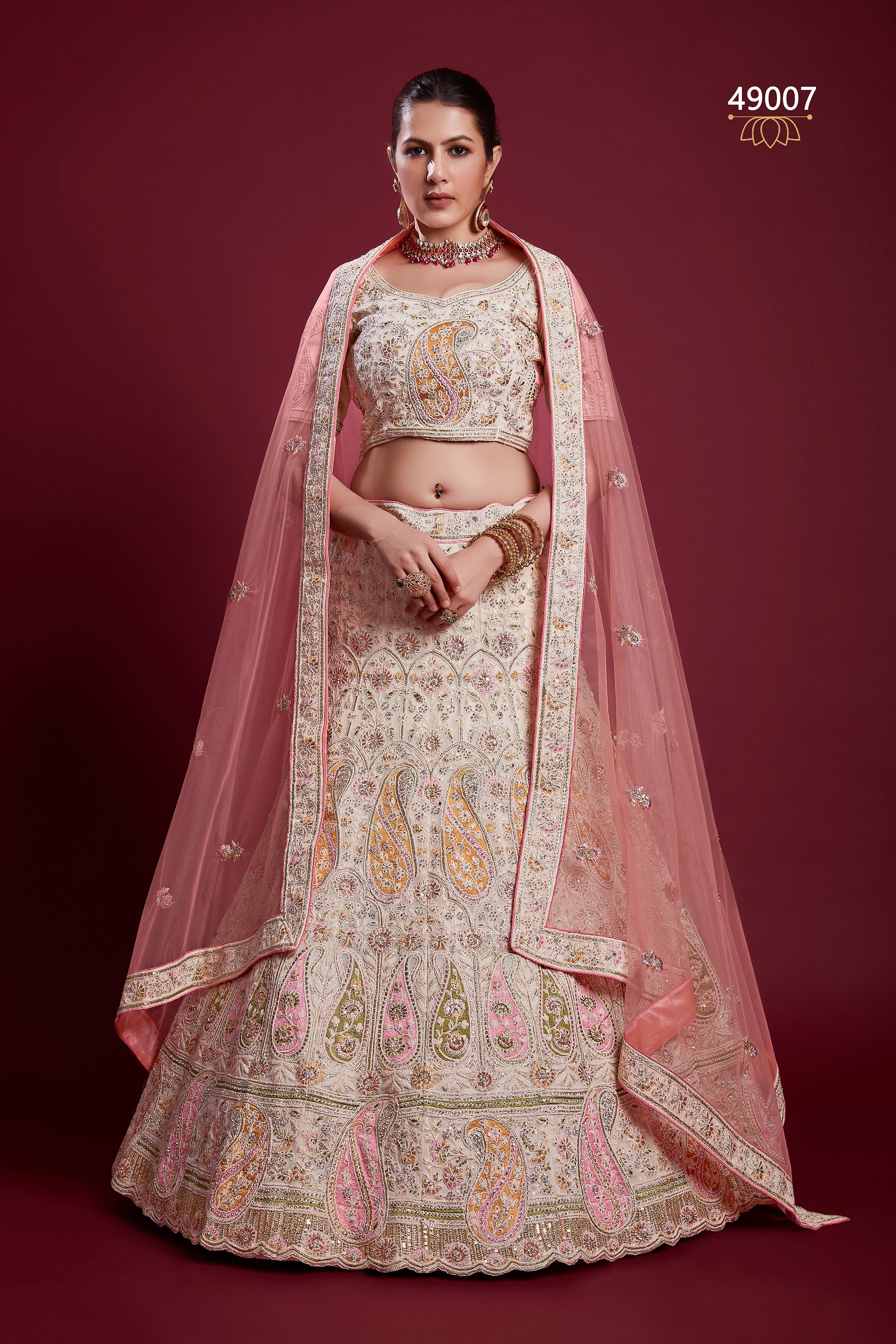 Poshak Vol 6 Designer Occasion Wear Lehenga D.No 49007