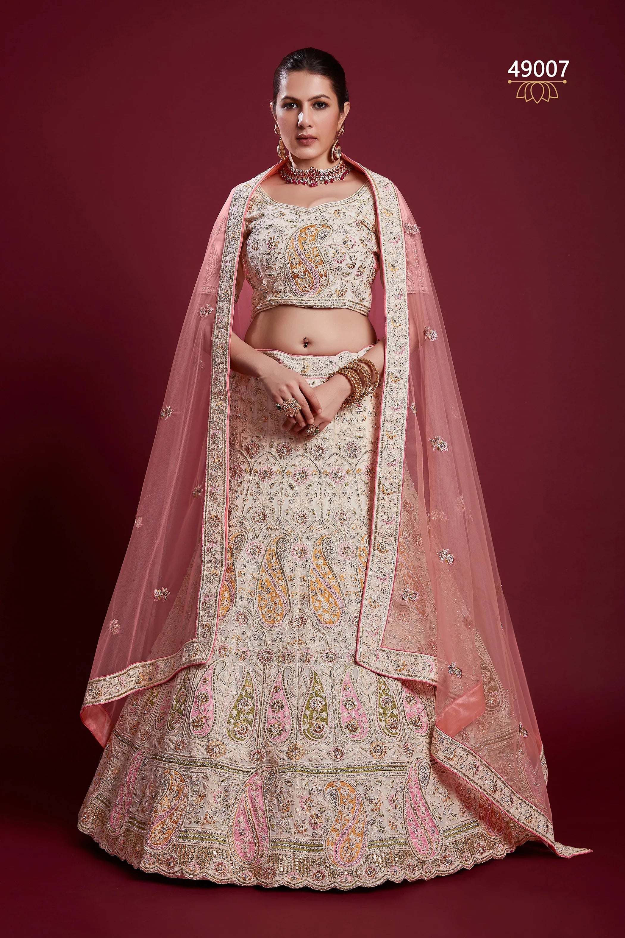 Poshak Vol 6 Designer Occasion Wear Lehenga D.No 49007 - Anant Exports