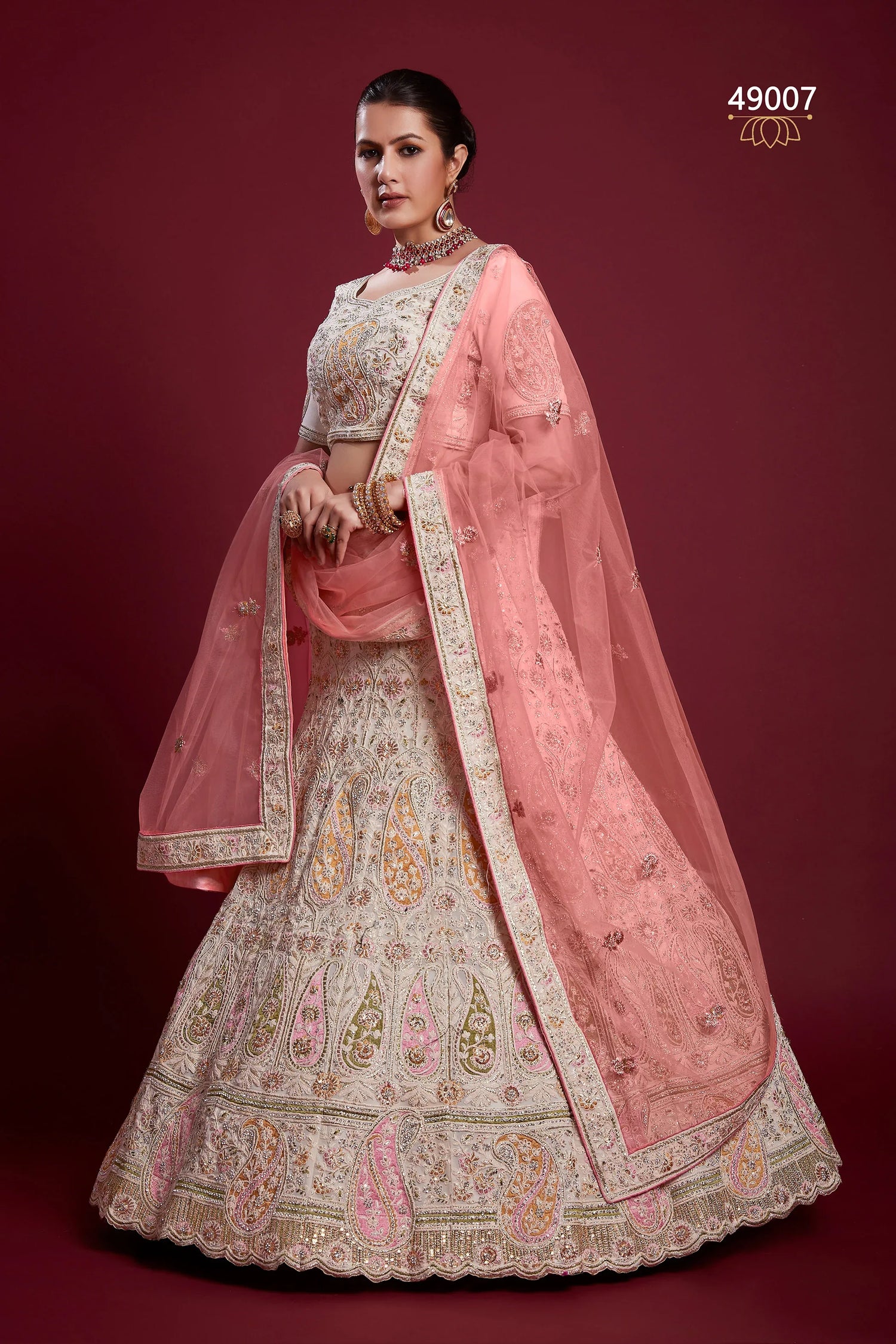 Poshak Vol 6 Designer Occasion Wear Lehenga D.No 49007 - Anant Exports