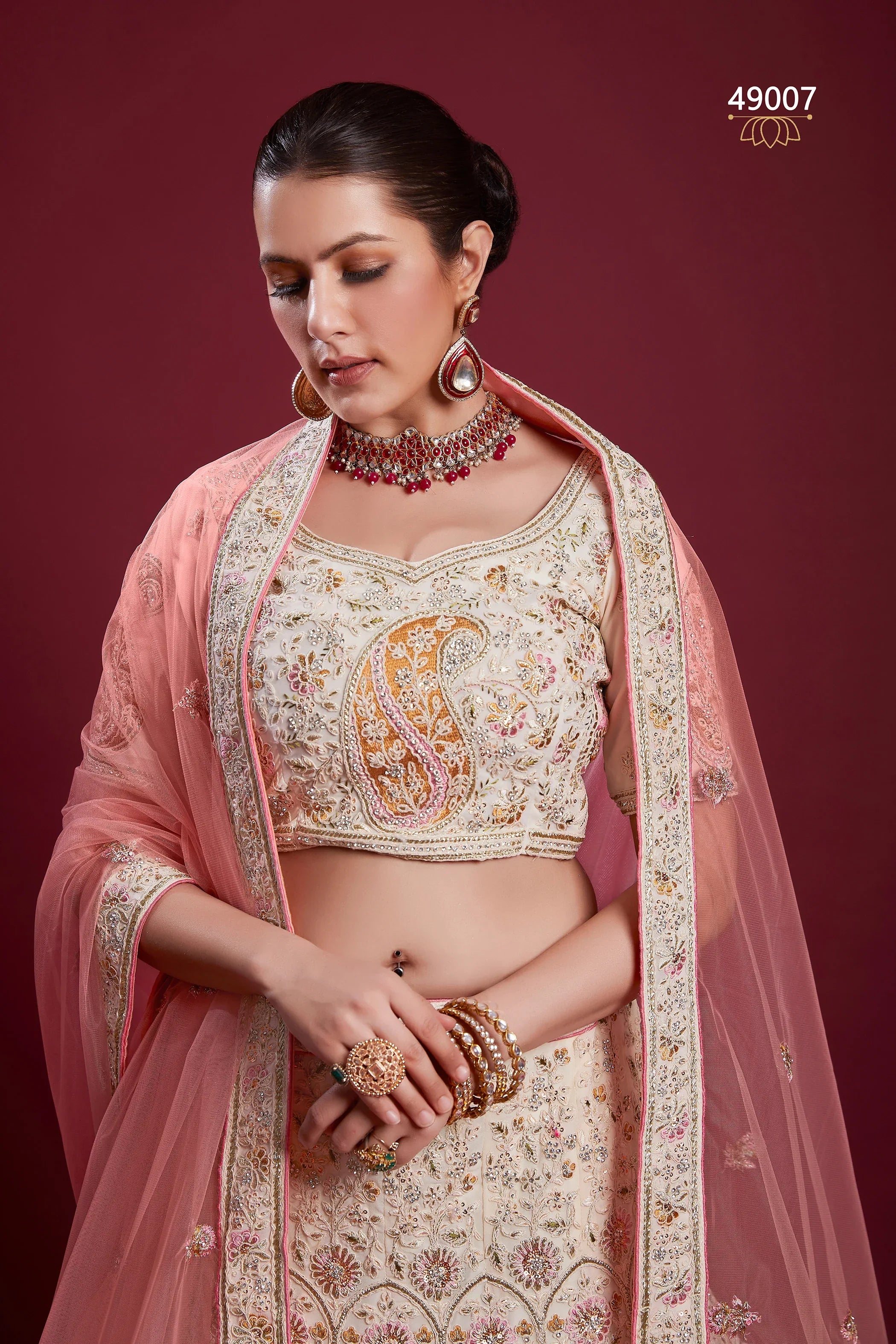 Poshak Vol 6 Designer Occasion Wear Lehenga D.No 49007 - Anant Exports