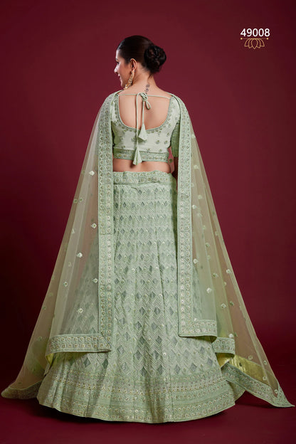 Poshak Vol 6 Designer Occasion Wear Lehenga D.No 49008 - Anant Exports