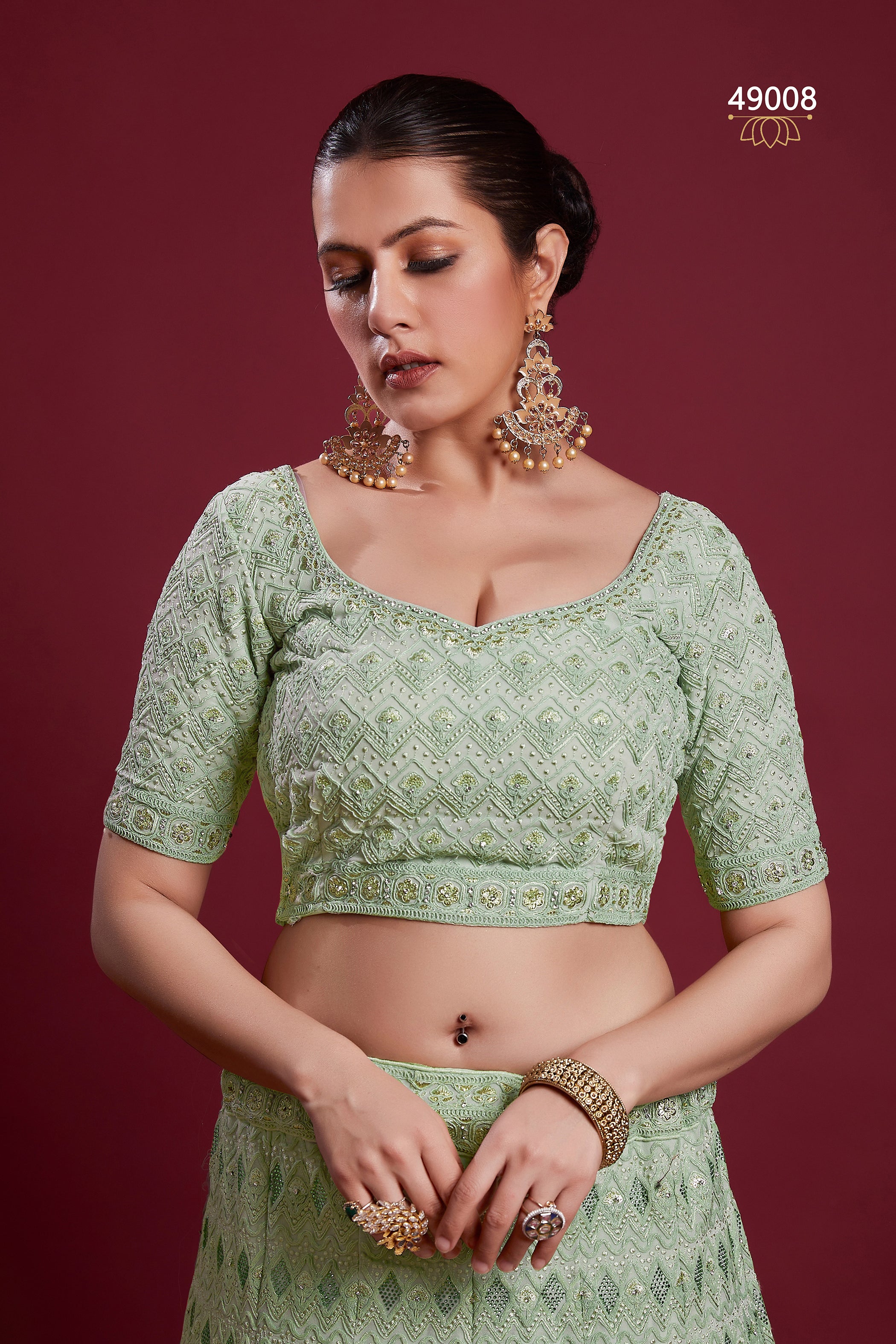 Poshak Vol 6 Designer Occasion Wear Lehenga D.No 49008