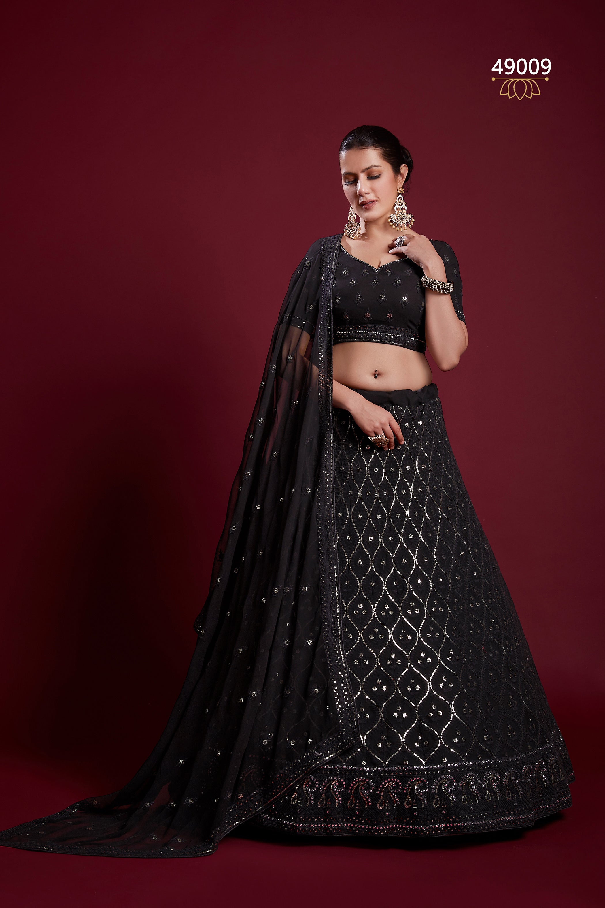 Poshak Vol 6 Designer Occasion Wear Lehenga D.No 49009