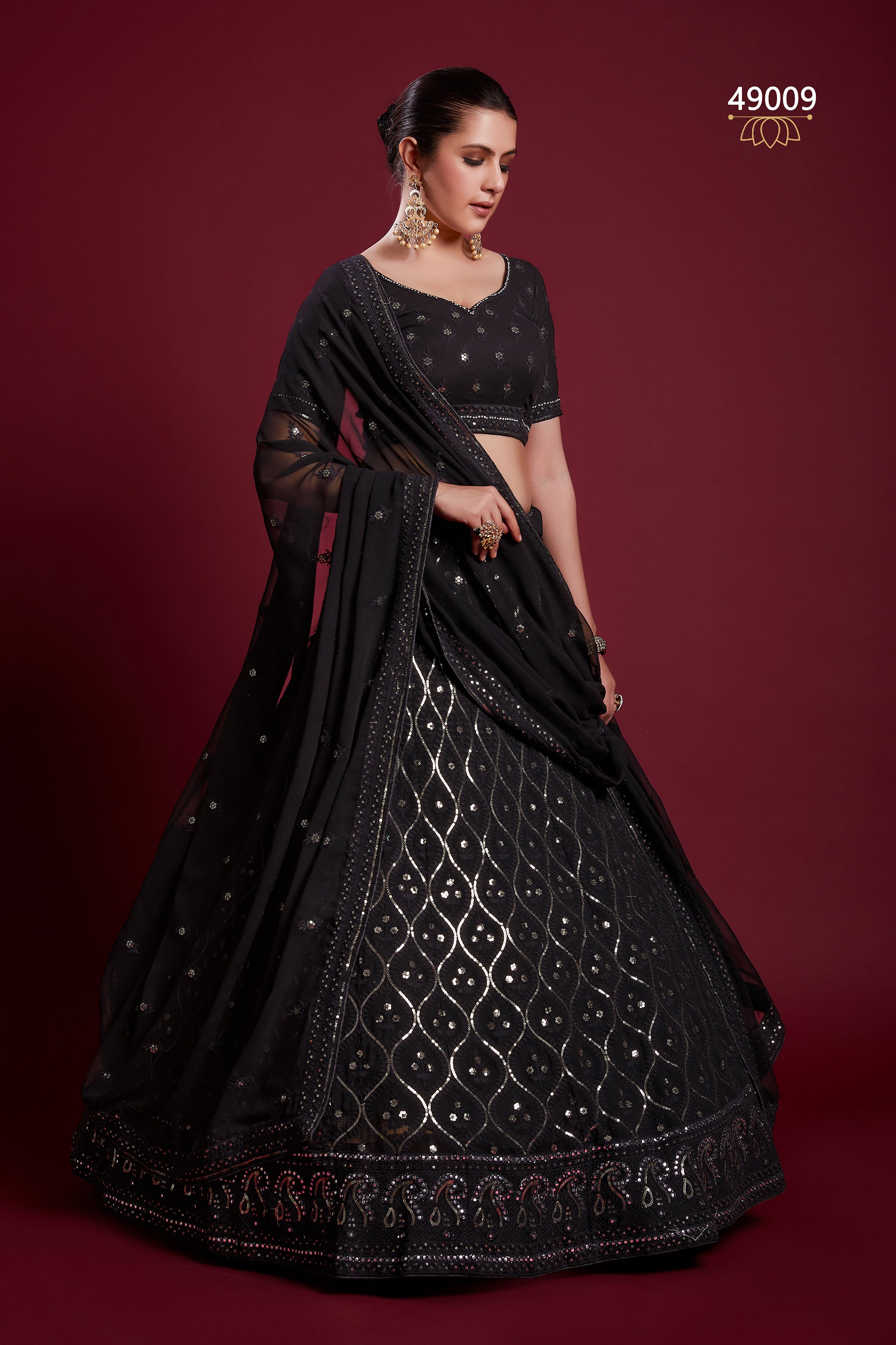 Poshak Vol 6 Designer Occasion Wear Lehenga D.No 49009