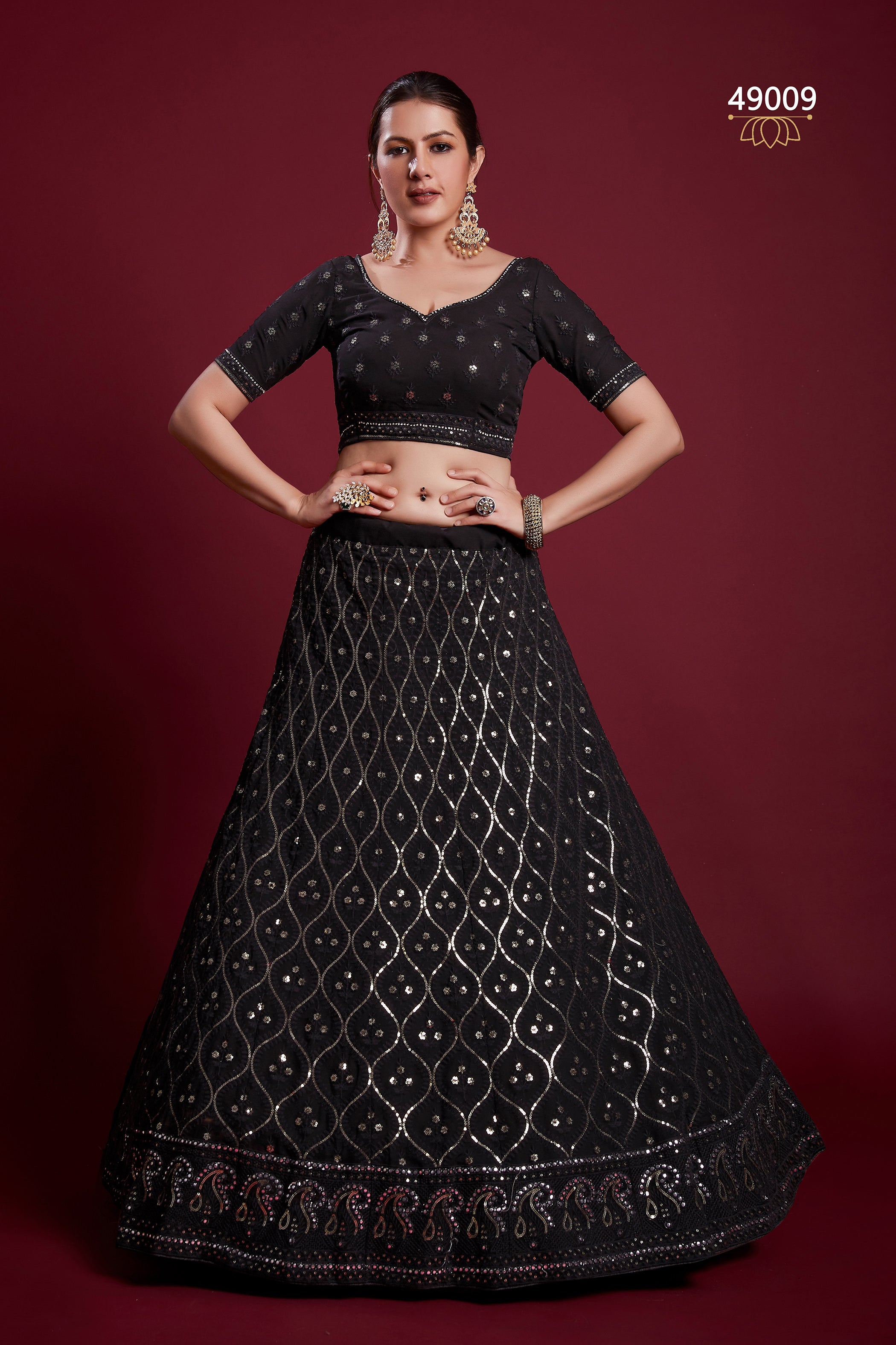 Poshak Vol 6 Designer Occasion Wear Lehenga D.No 49009