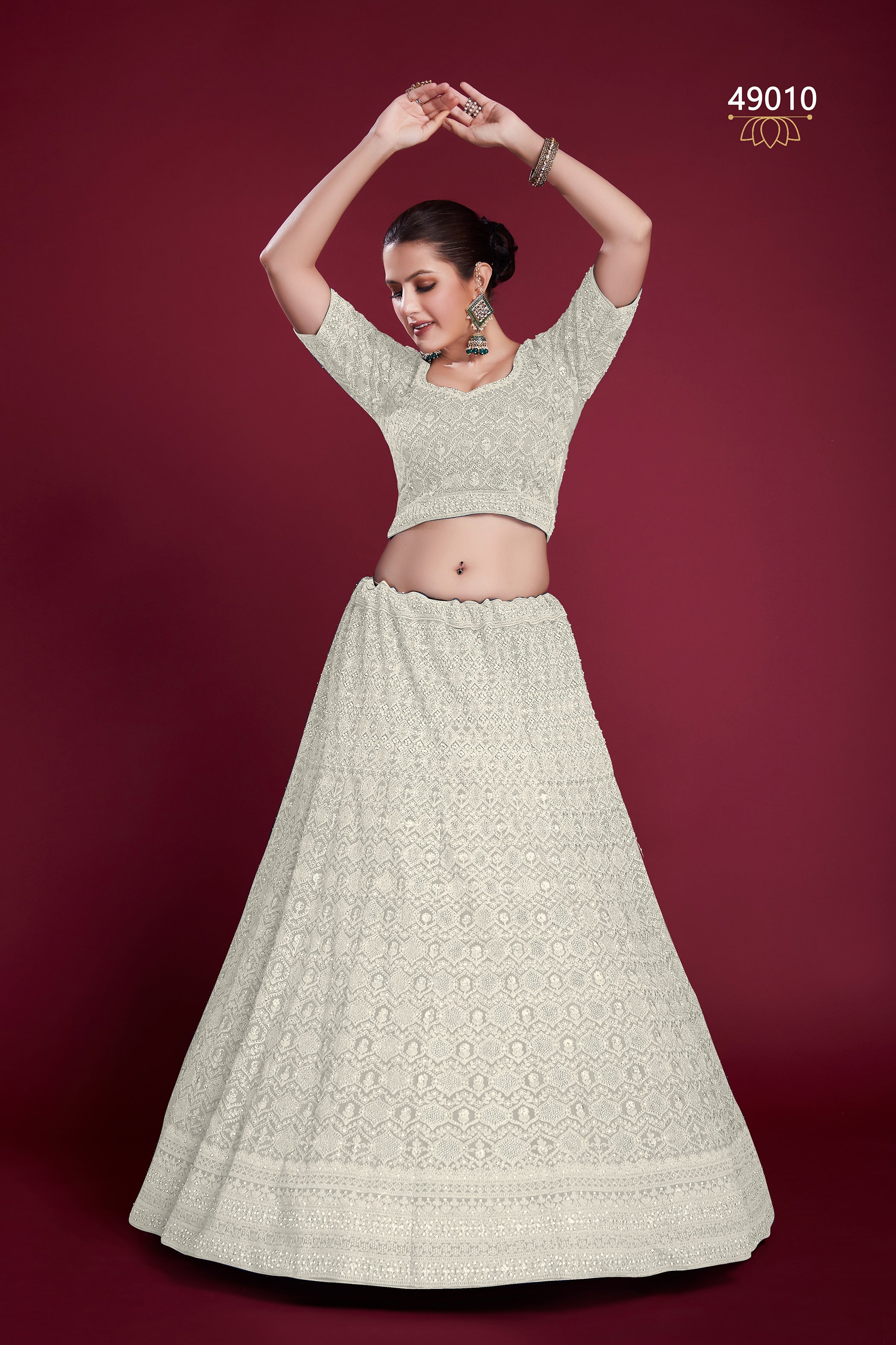 Poshak Vol 6 Designer Occasion Wear Lehenga D.No 49010