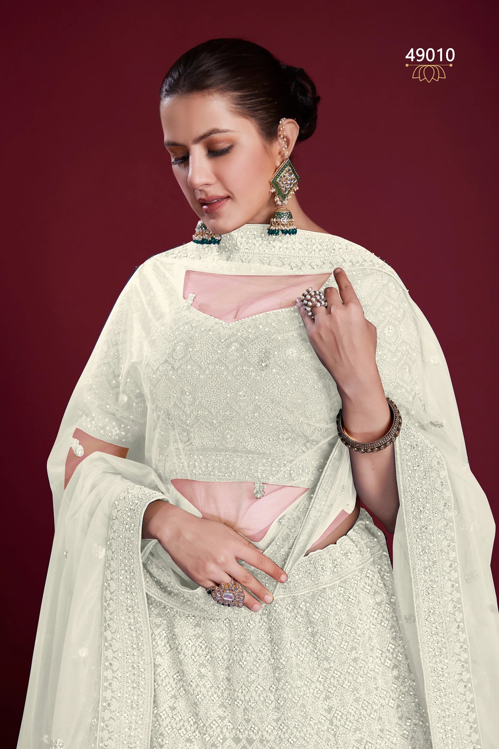 Poshak Vol 6 Designer Occasion Wear Lehenga D.No 49010 - Anant Exports