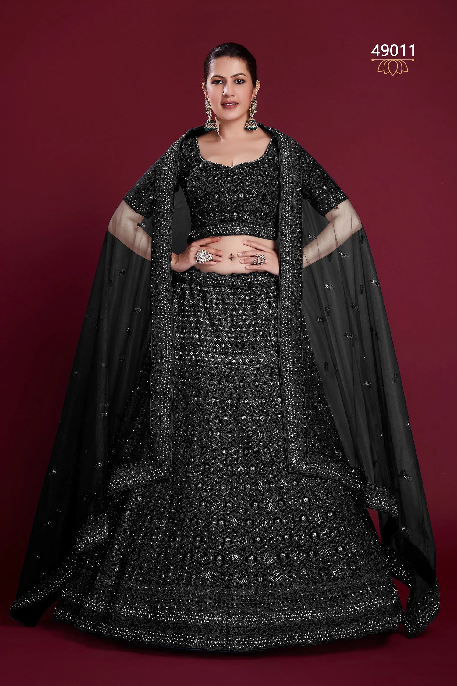 Poshak Vol 6 Designer Occasion Wear Lehenga D.No 49011 - Anant Exports