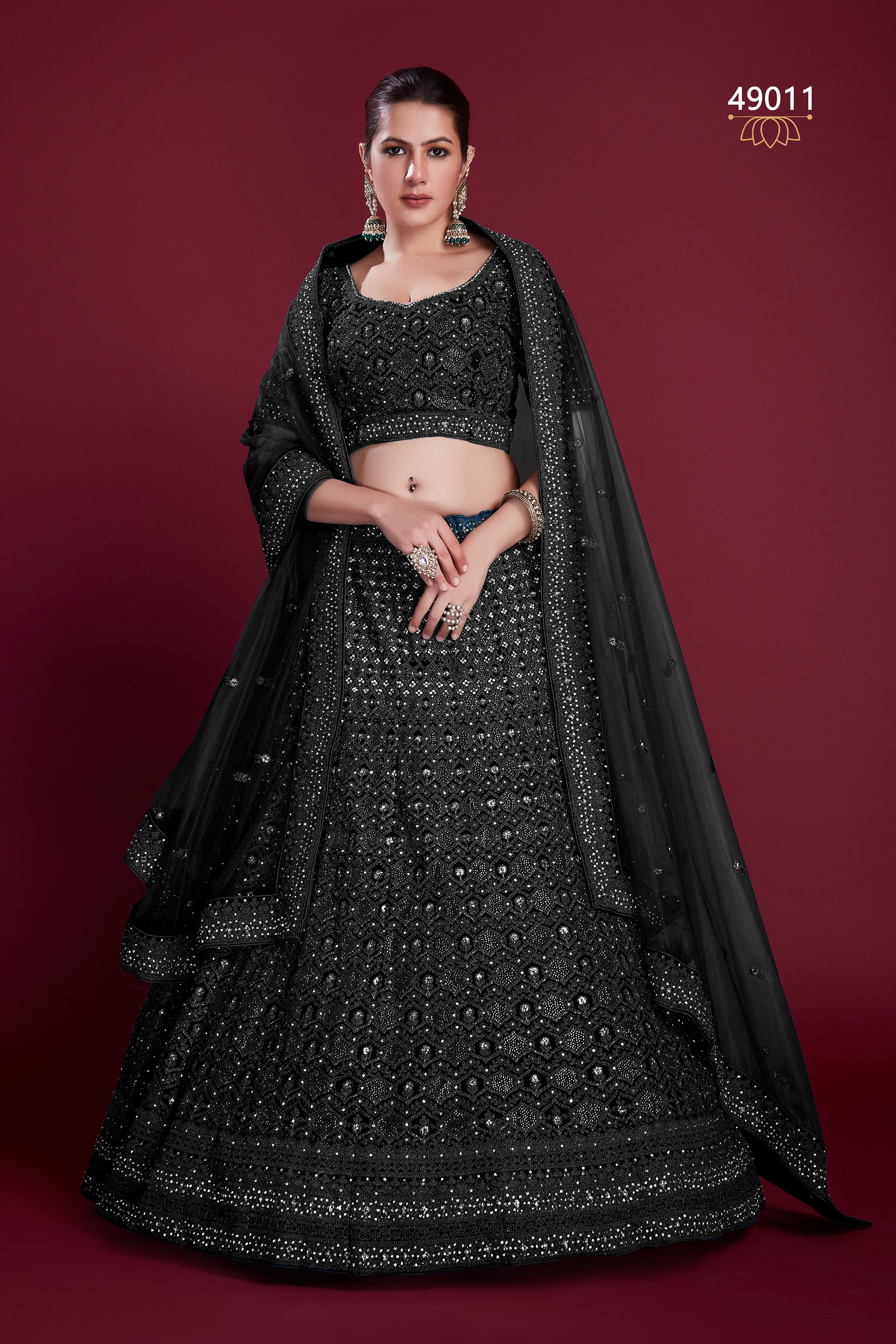 Poshak Vol 6 Designer Occasion Wear Lehenga D.No 49011